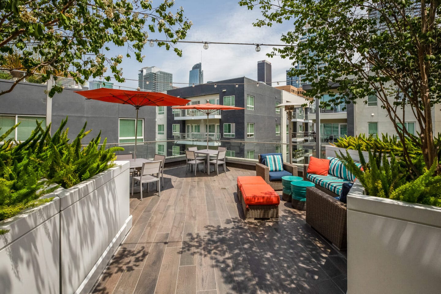 Rooftop Deck for Soaking Up Sun at South Park by Windsor, 90015, CA