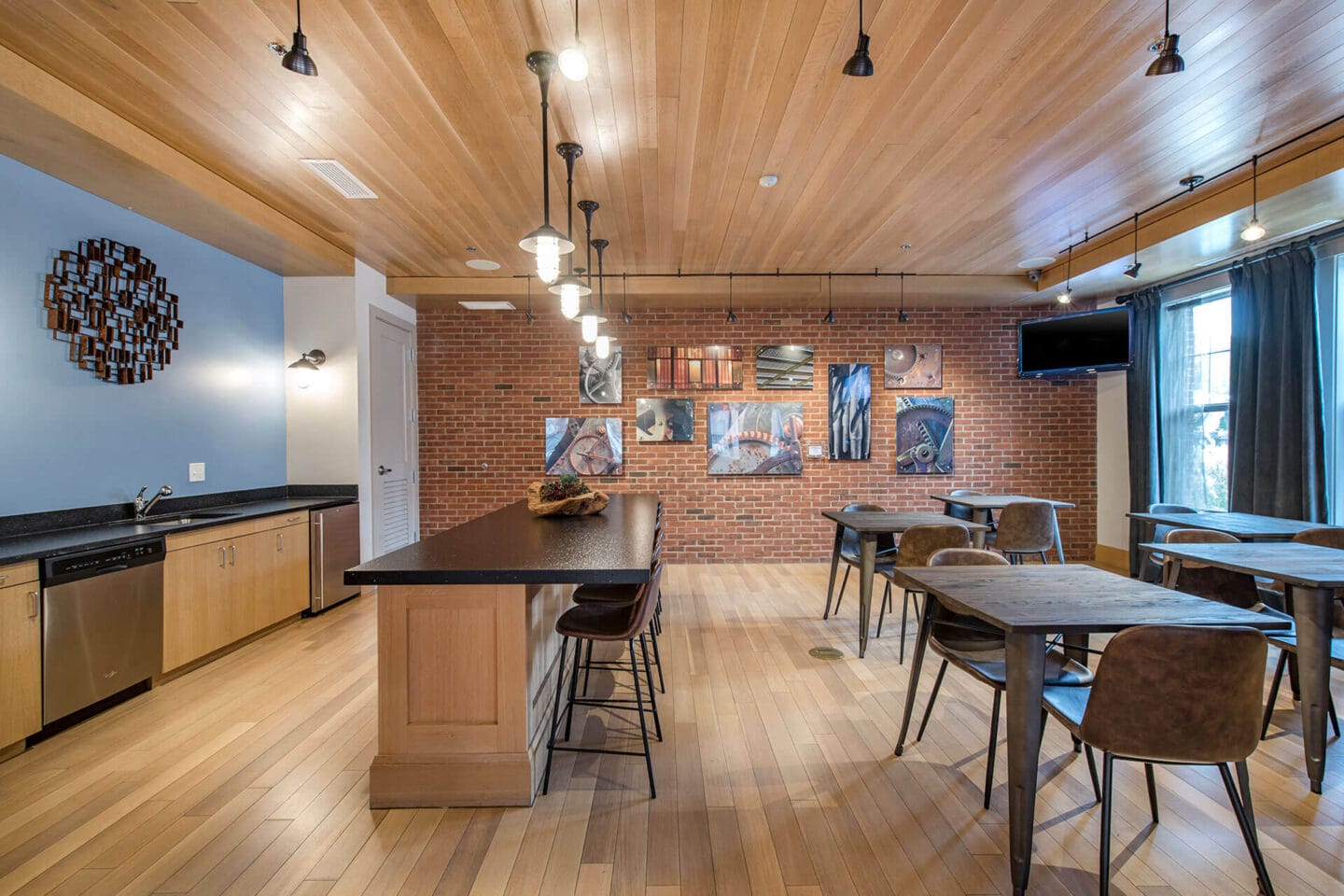 Clubhouse Kitchen at Windsor Radio Factory, Massachusetts, 02176