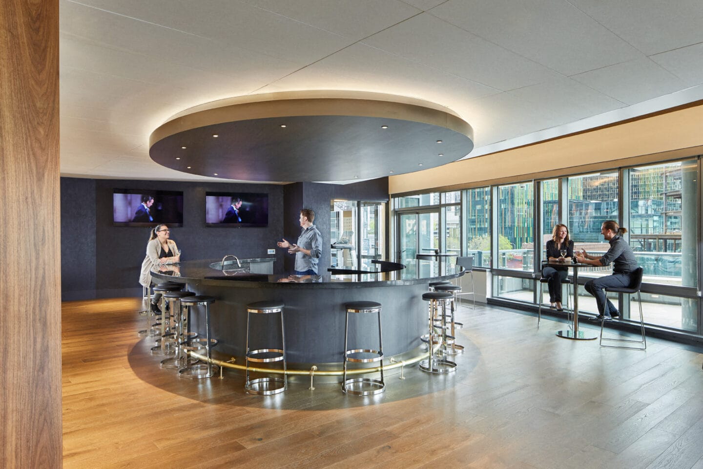 Expansive Resident Lounge at Stratus, 820 Lenora St., Seattle