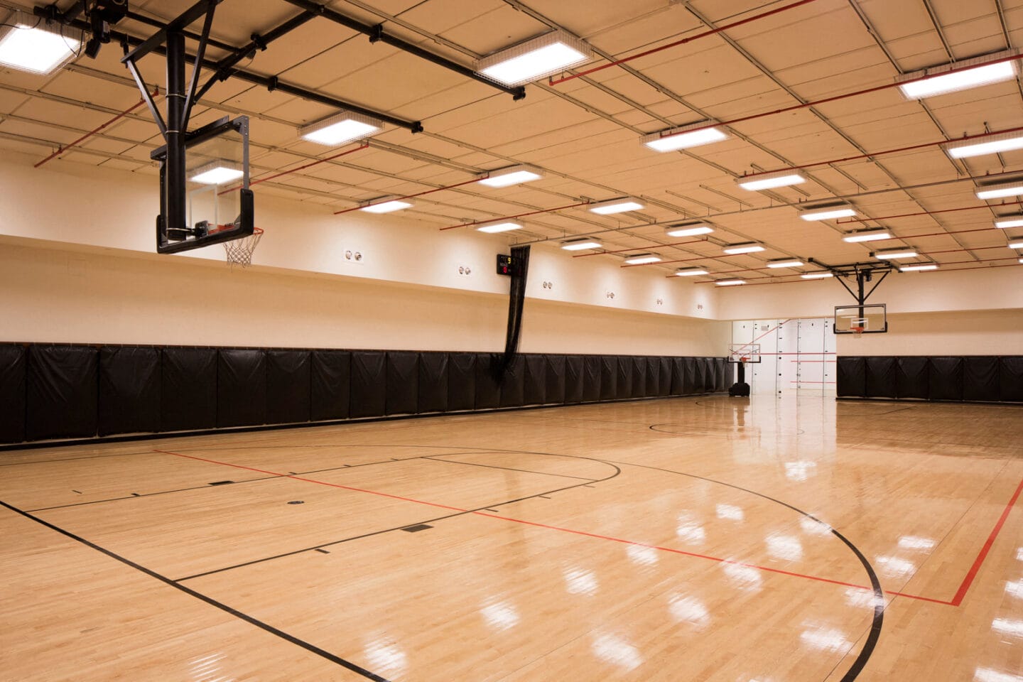 Indoor basketball court at The Ashley Upper West Side Apartments