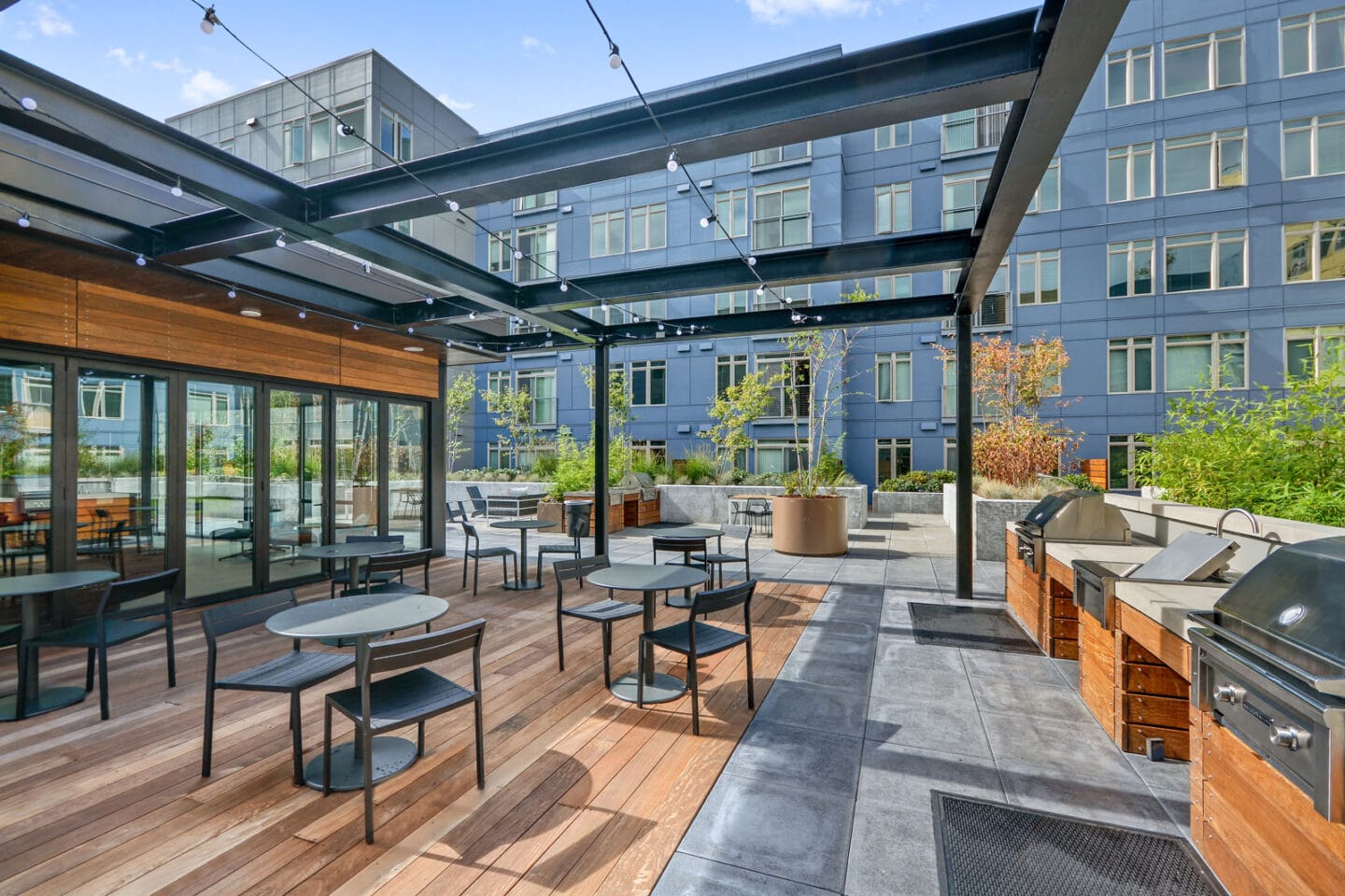 Picnic and BBQ Area at The Whittaker, 4755 Fauntleroy Way, Seattle