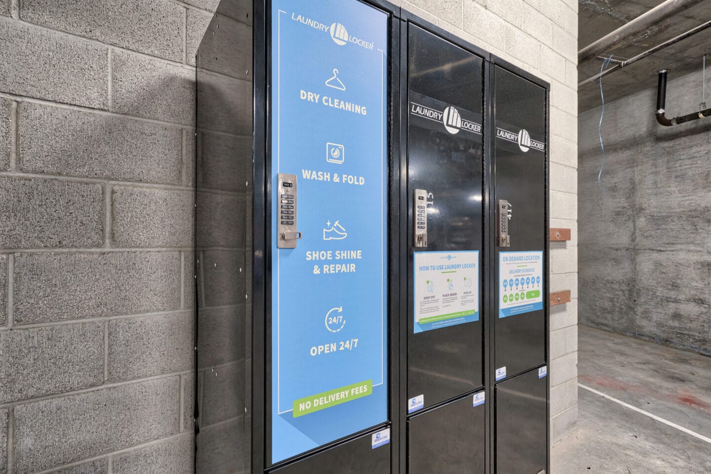 Dry Cleaning and Laundry Locker at Mission Bay by Windsor, San Francisco, California