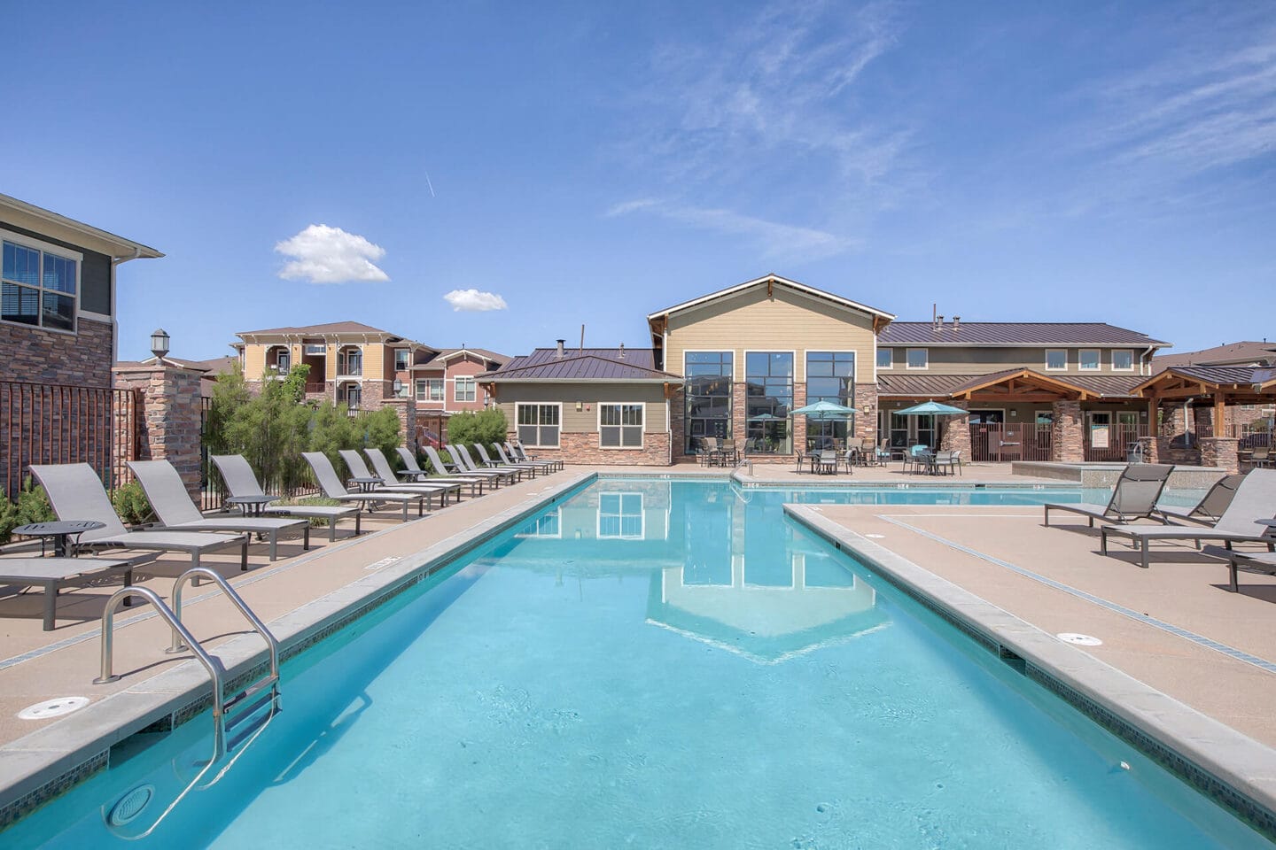 Year-Round Pool and Spa at Retreat at Retreat at the Flatirons, Broomfield, CO