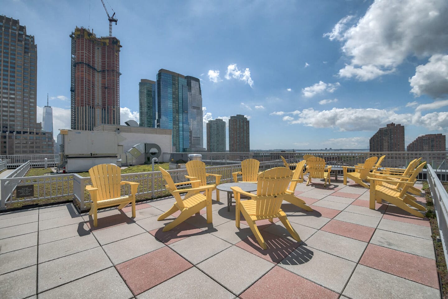 Rooftop Deck with Stunning Views at Warren at York by Windsor, Jersey City, 07302