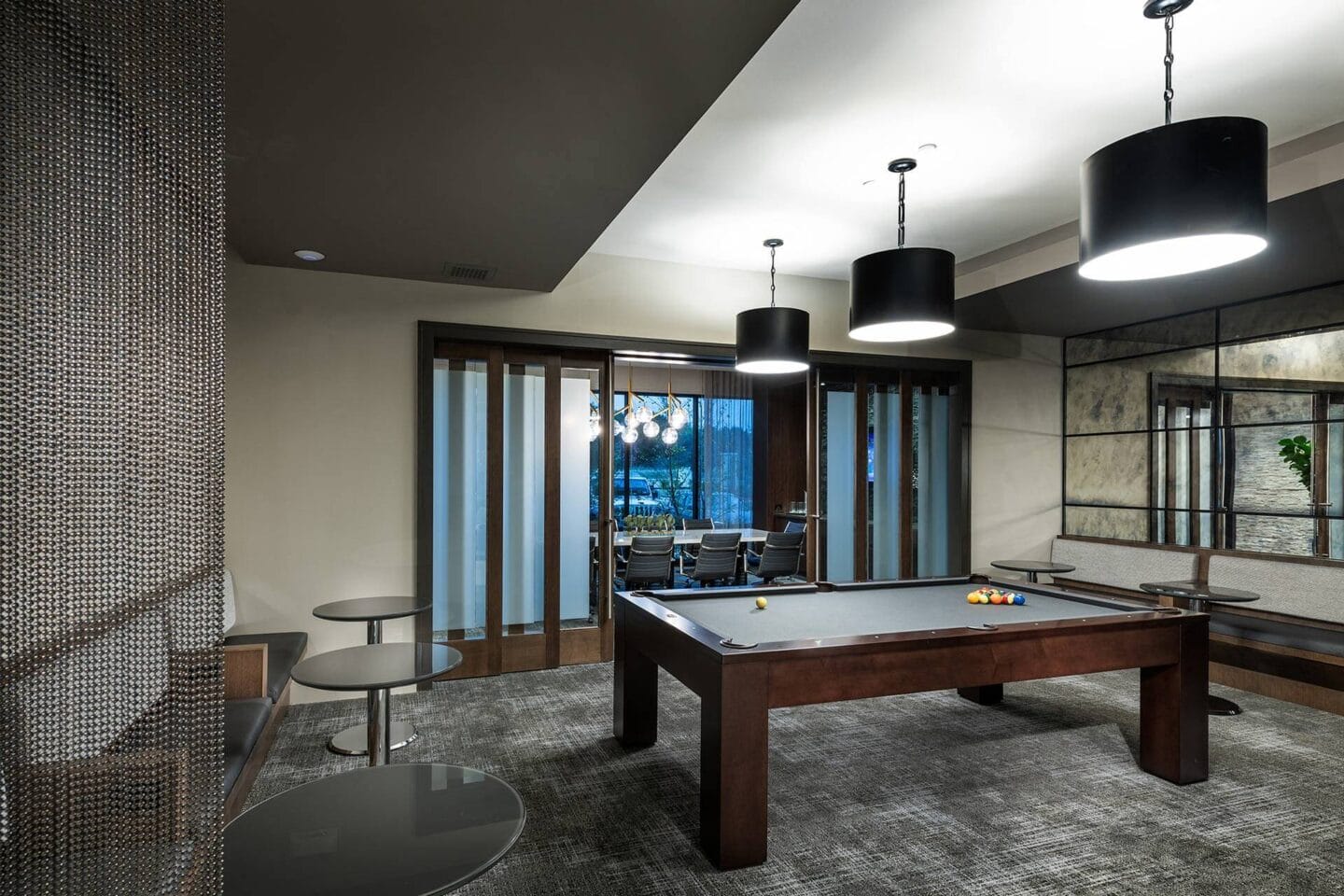 Recreation Room with Billiards Table at Windsor Oak Hill, Texas, 78735