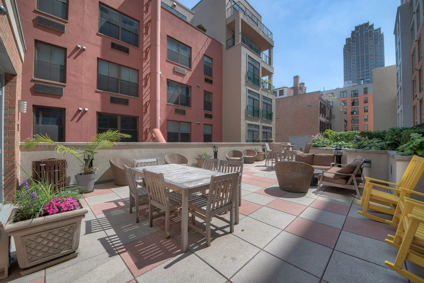 Third Floor, Landscaped Terrace at Warren at York by Windsor, Jersey City, New Jersey