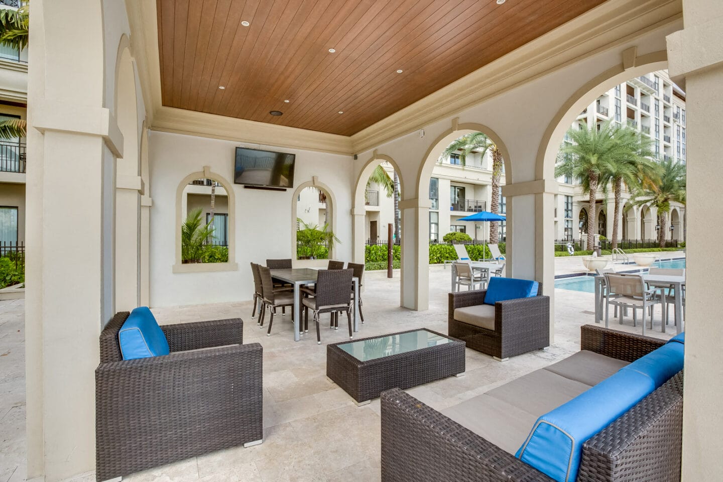 Gazebo with BBQ Grills at Windsor at Doral, Doral, Florida