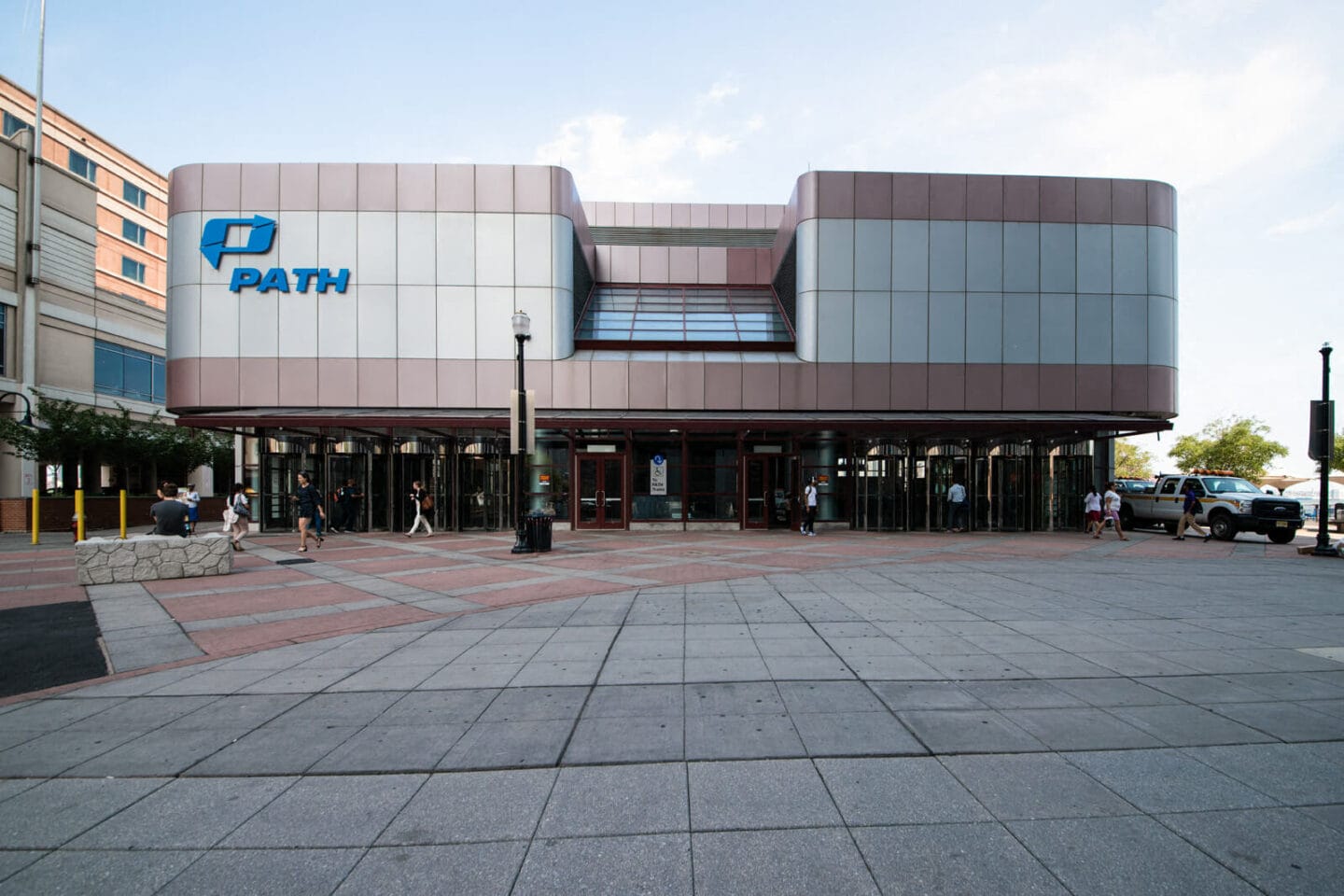 PATH, port authority building near Windsor at Liberty House, Jersey City, NJ