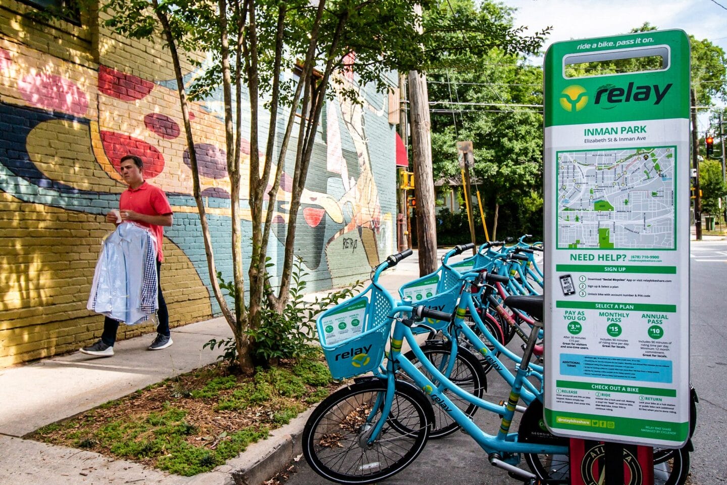 Bike Sharing at Windsor Old Fourth Ward, Atlanta, GA