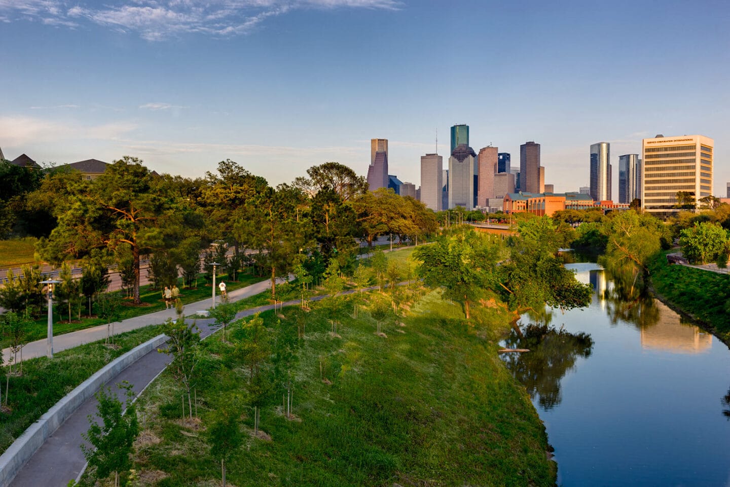 Backyard Behind Apartments at Windsor Memorial, Houston, 77007