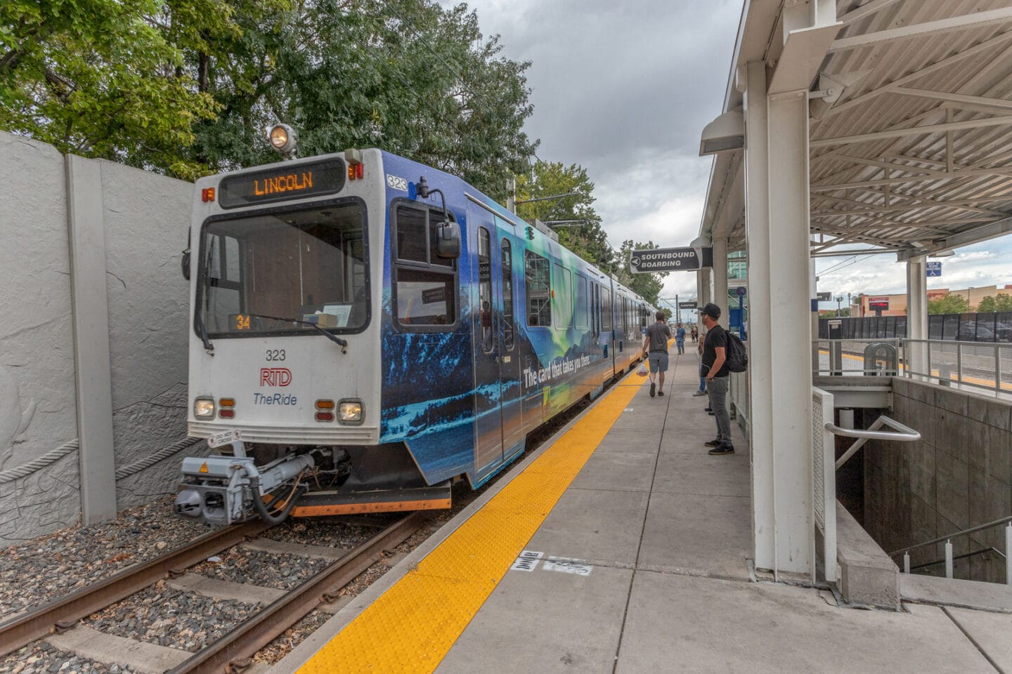 Walk to Southmoor Station Light Rail at The District, Denver CO