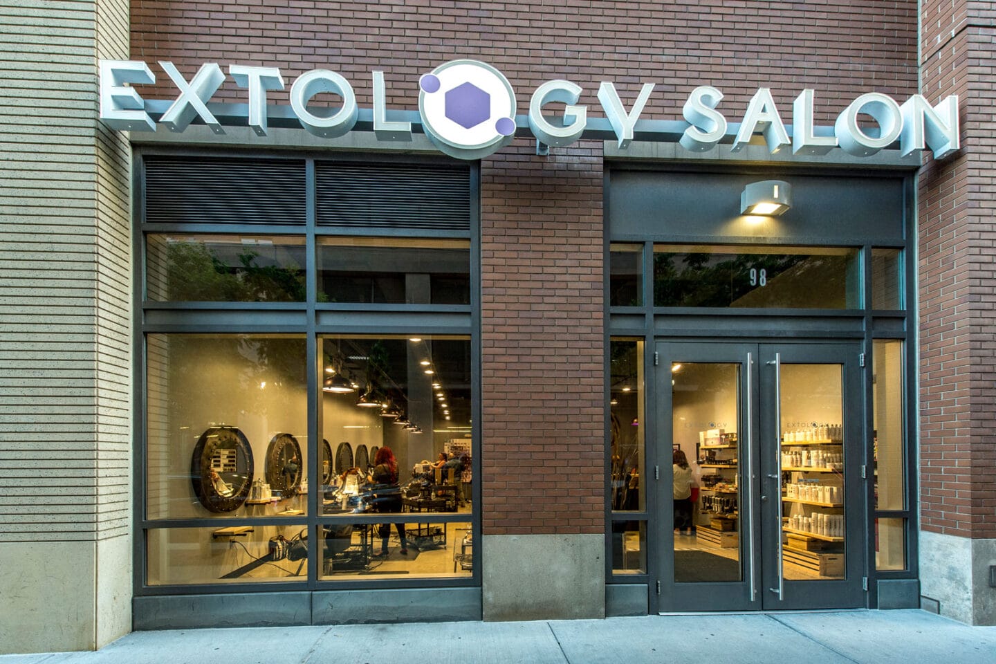 Extology Salon Below Apartments at The Victor by Windsor, 110 Beverly St, MA