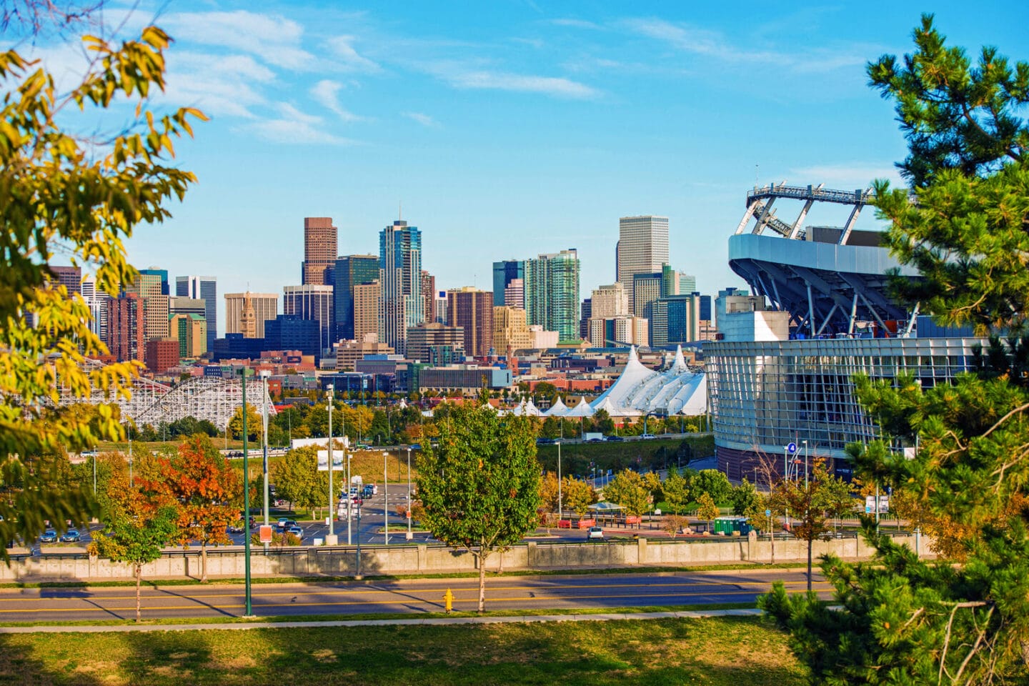 Sports Authority Field at Mile High Stadium nearby at The District, Denver, CO