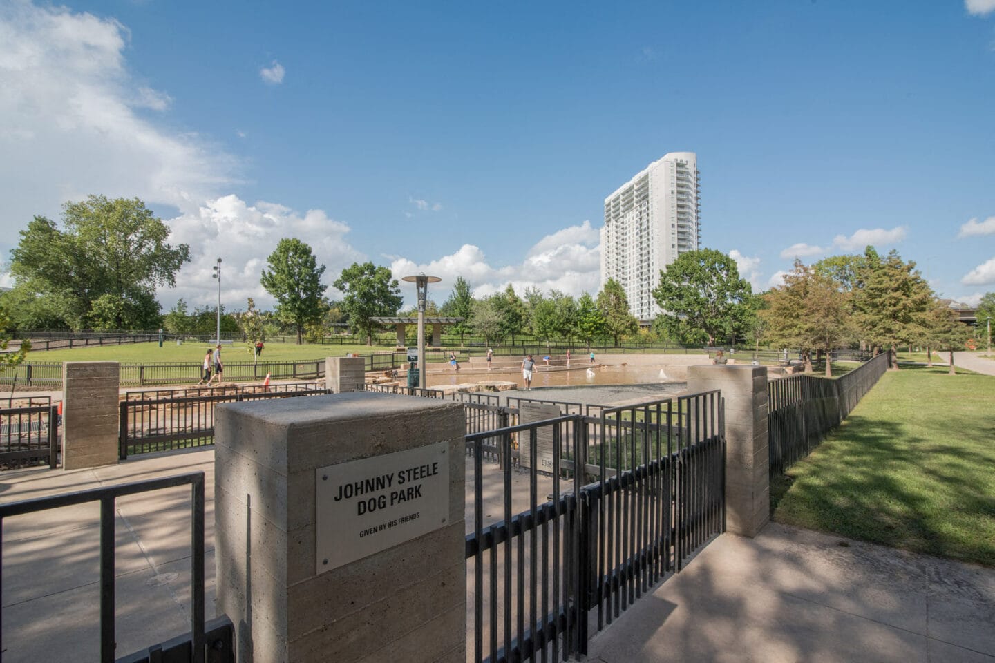 Johnny Steele Dog Park near Allen House Apartments, 3433 West Dallas Street, TX