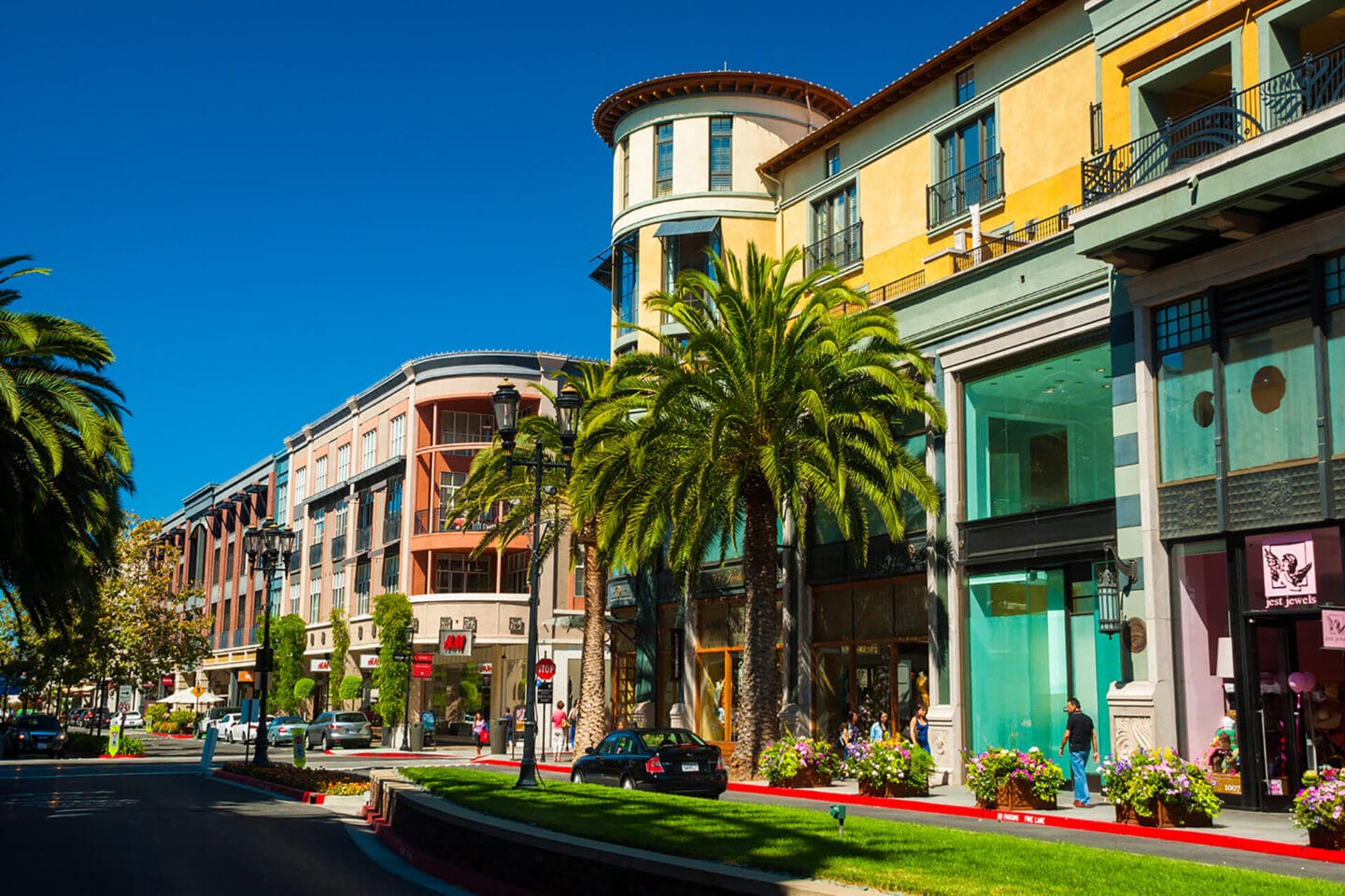 Downtown San Jose shopping near Cannery Park by Windsor, California, 95112