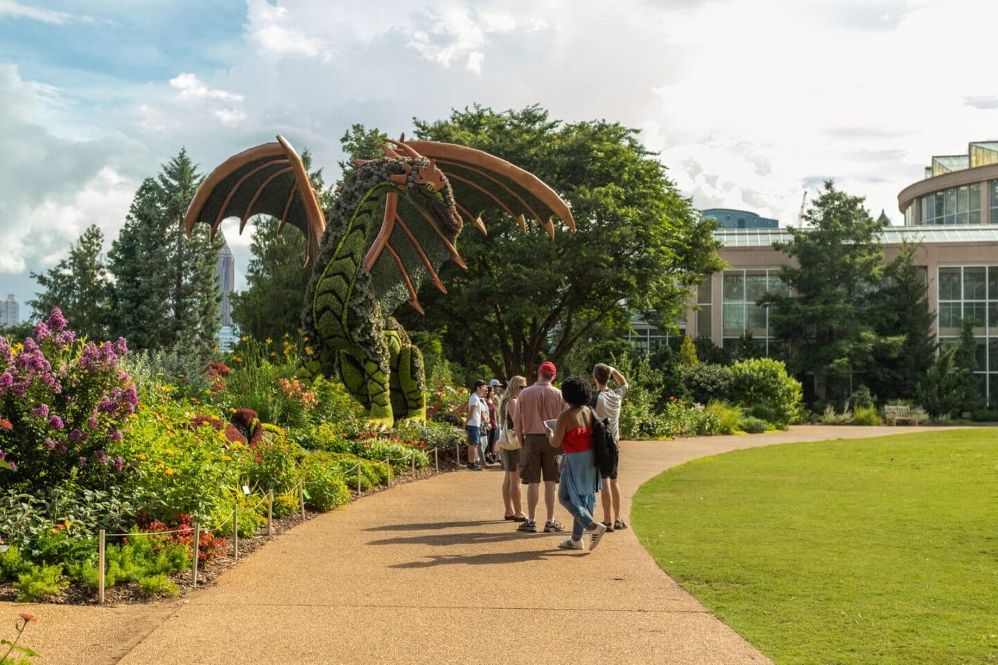 Art in the Atlanta Botanical Garden near Windsor at Midtown, Georgia, 30309