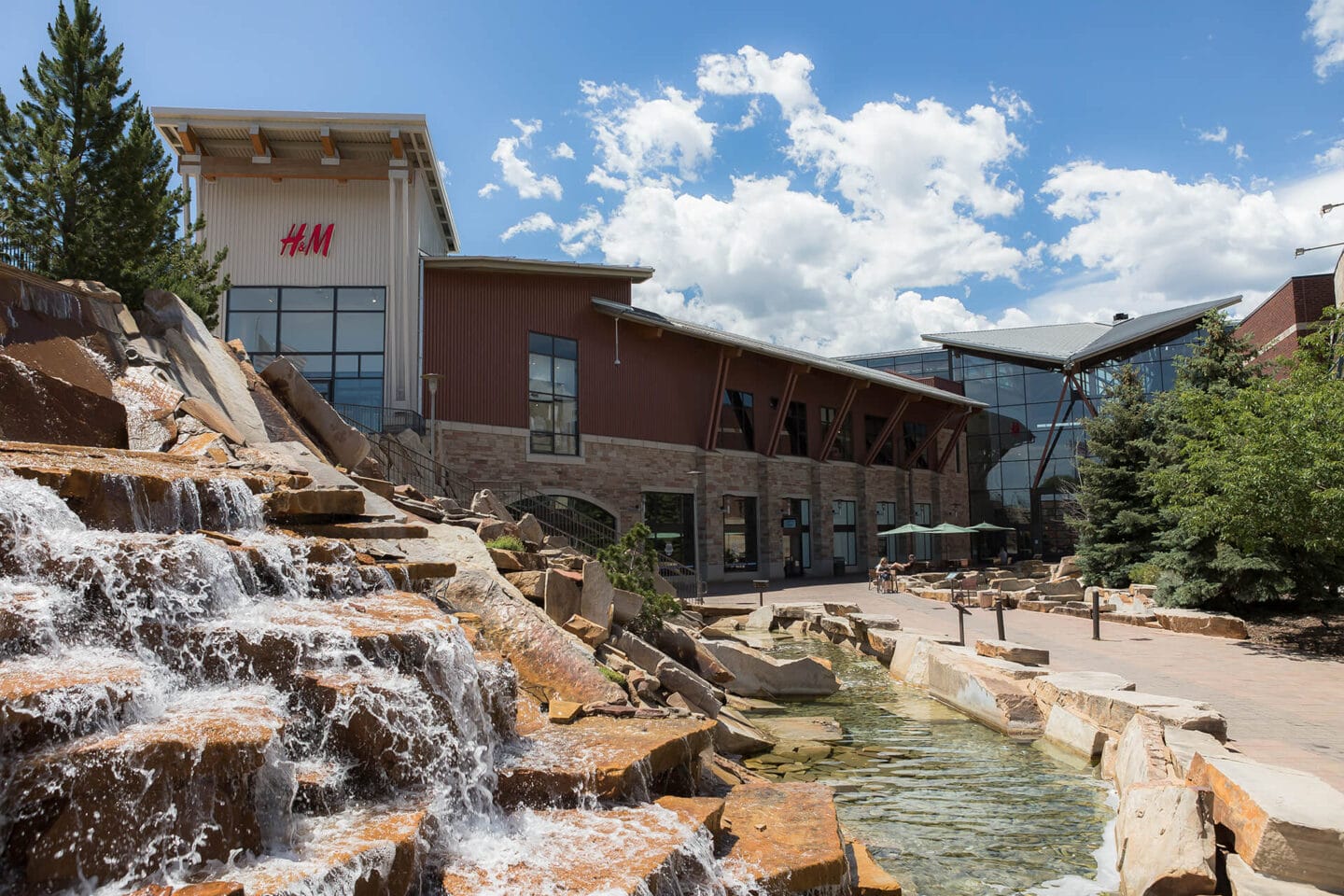 Upscale Dining and Shopping at Flatirons Crossing near Retreat at the Flatirons, Broomfield, Colorado