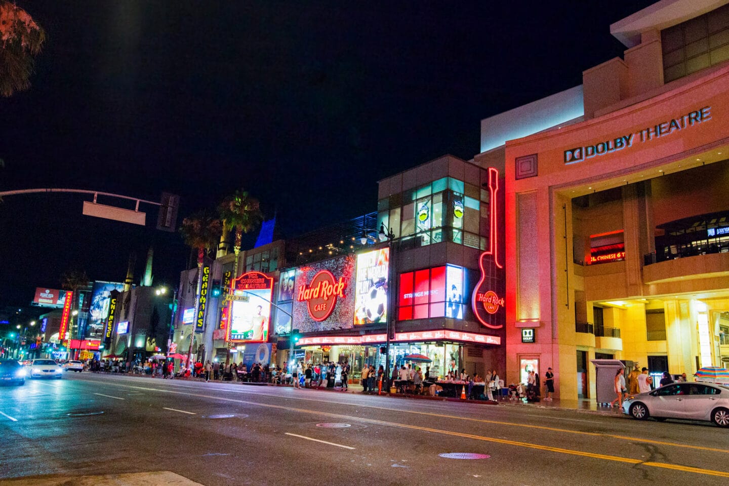 Near Hollywood Boulevard at Sunset and Vine, California, 90028