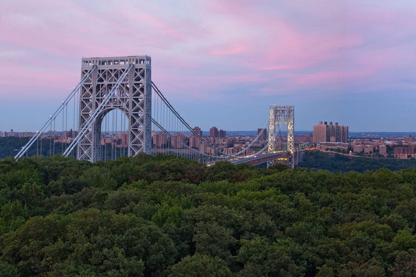 George Washington Bridge near Windsor at Mariners, Edgewater, NJ