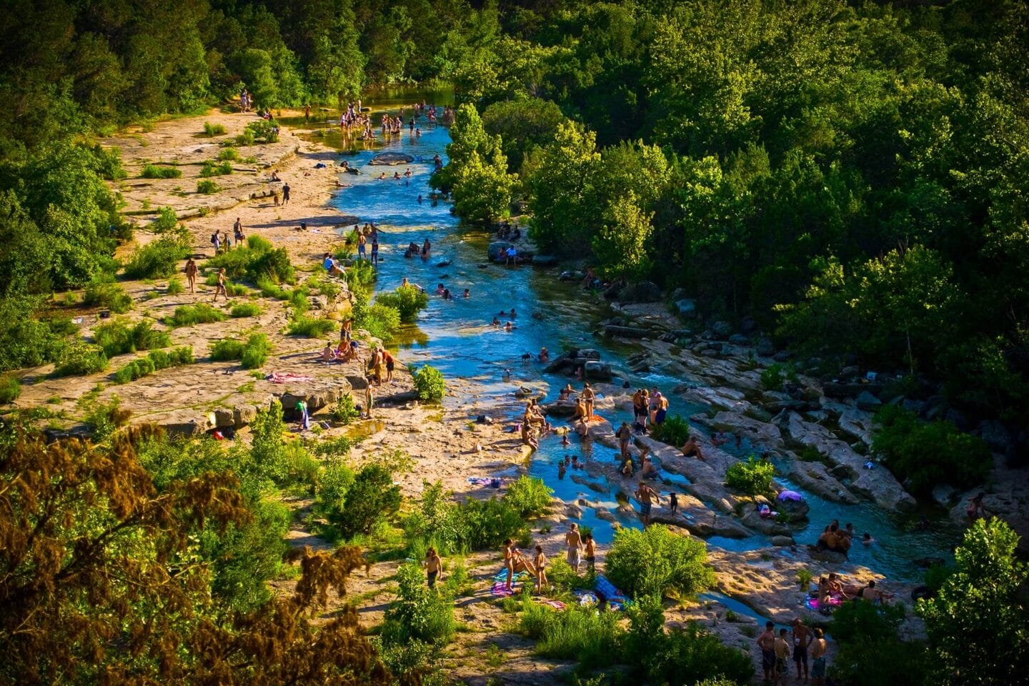 Austin boasts several popular swimming holes at Windsor Ridge, Texas