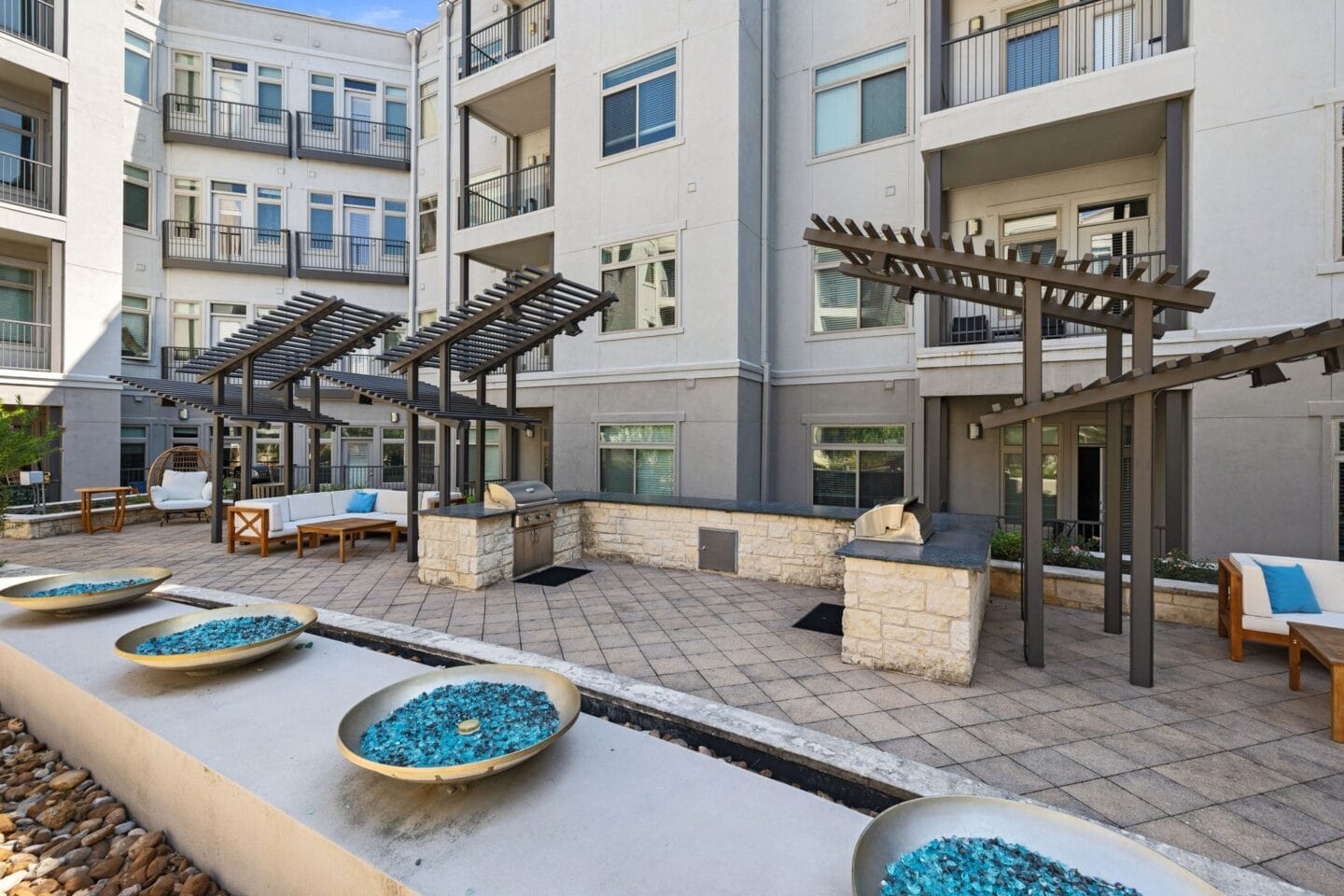 Outdoor area at Eleven by Windsor, Austin, TX, 78702