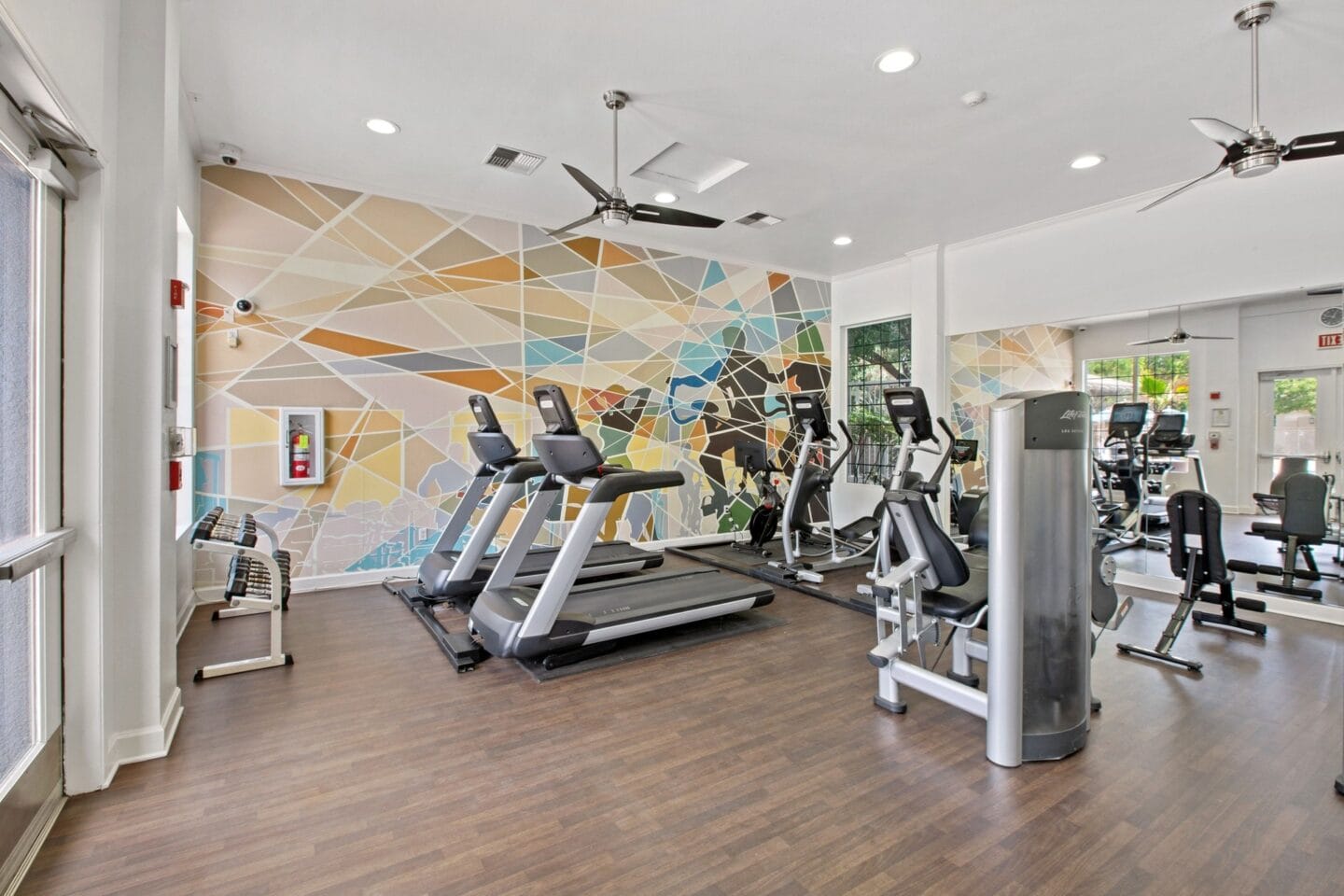 Fitness Center at Pavona Apartments, San Jose, California