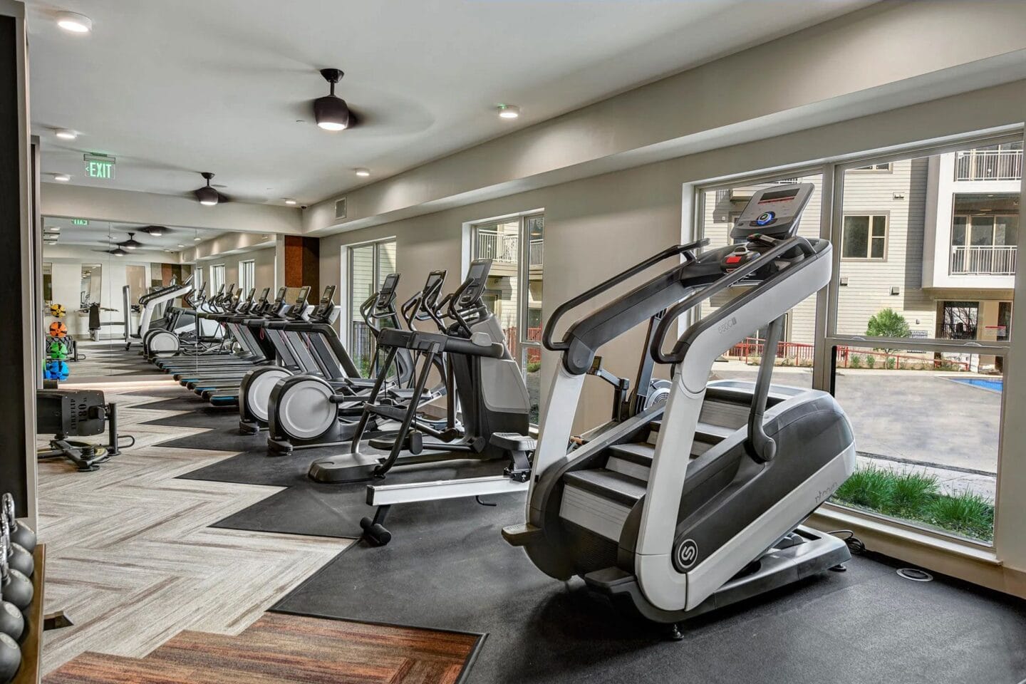 Cardio equipment at Windsor Preston, Plano, Texas