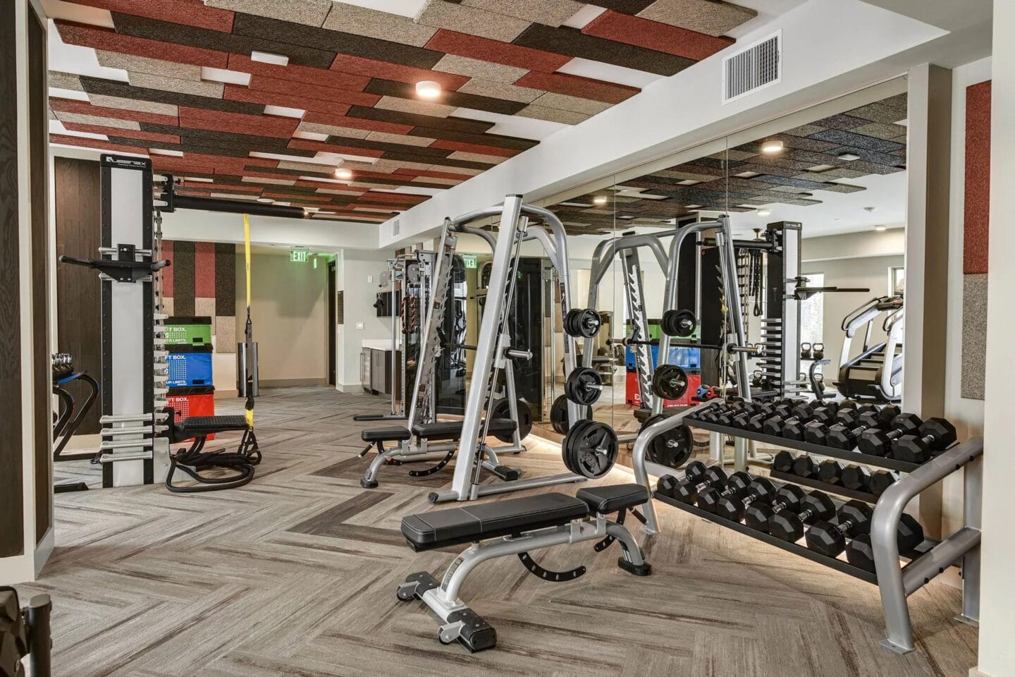 24 hour fitness center at Windsor Preston, Plano, TX