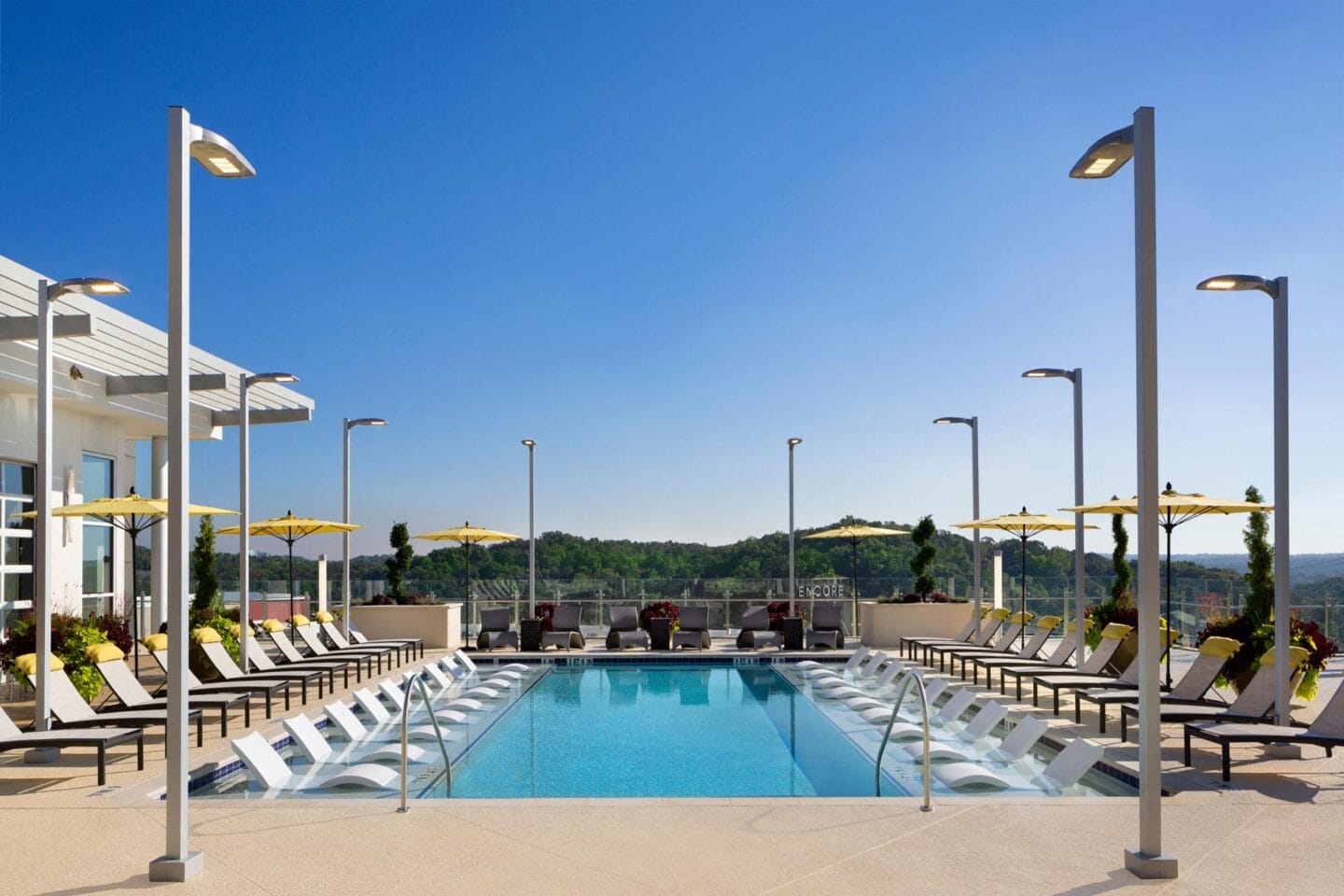 Swimming Pool And Sundeck at Windsor Encore, Atlanta, GA