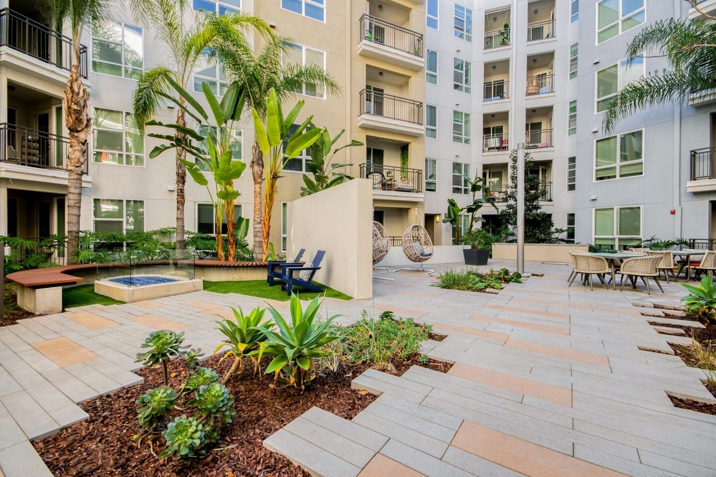 Courtyard at Malden Station by Windsor, California, 92832