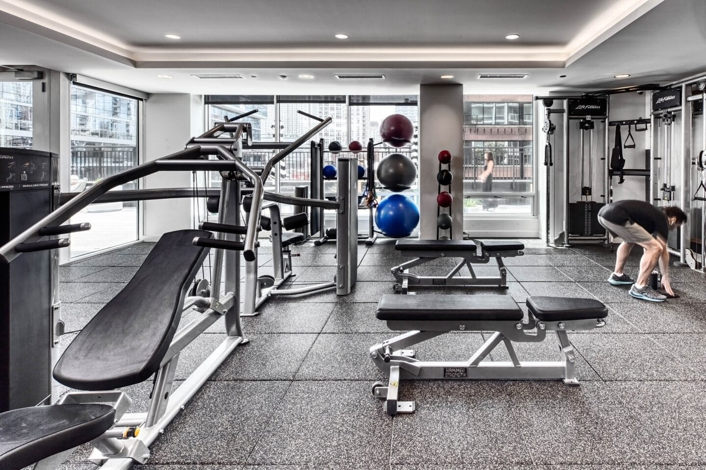 Fitness Center at Flair Tower, Chicago, Illinois