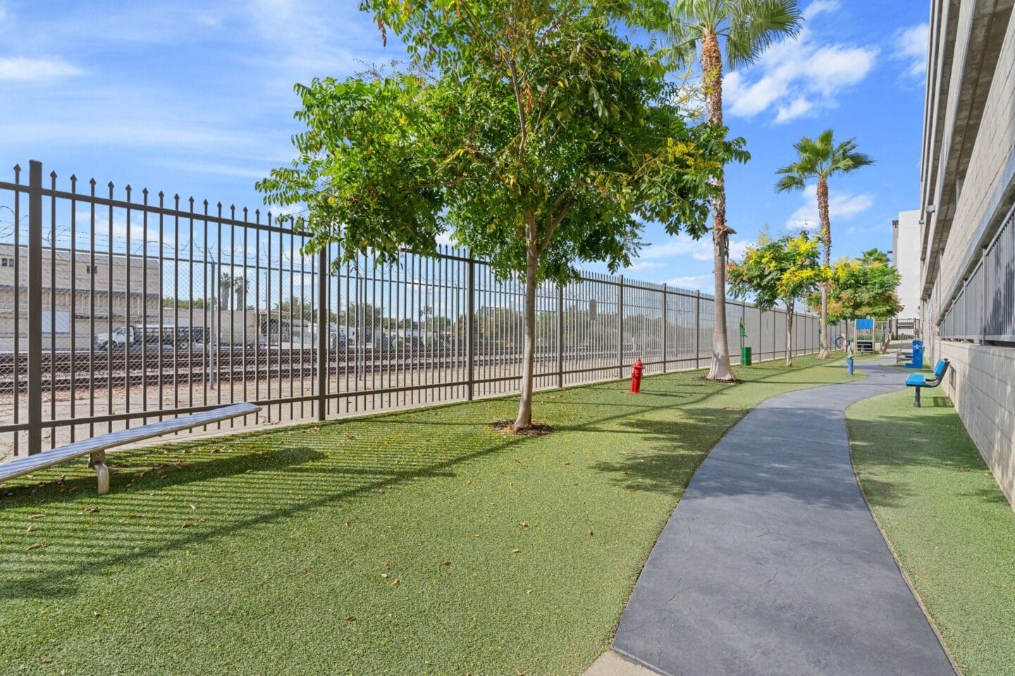 Pet park at Malden Station