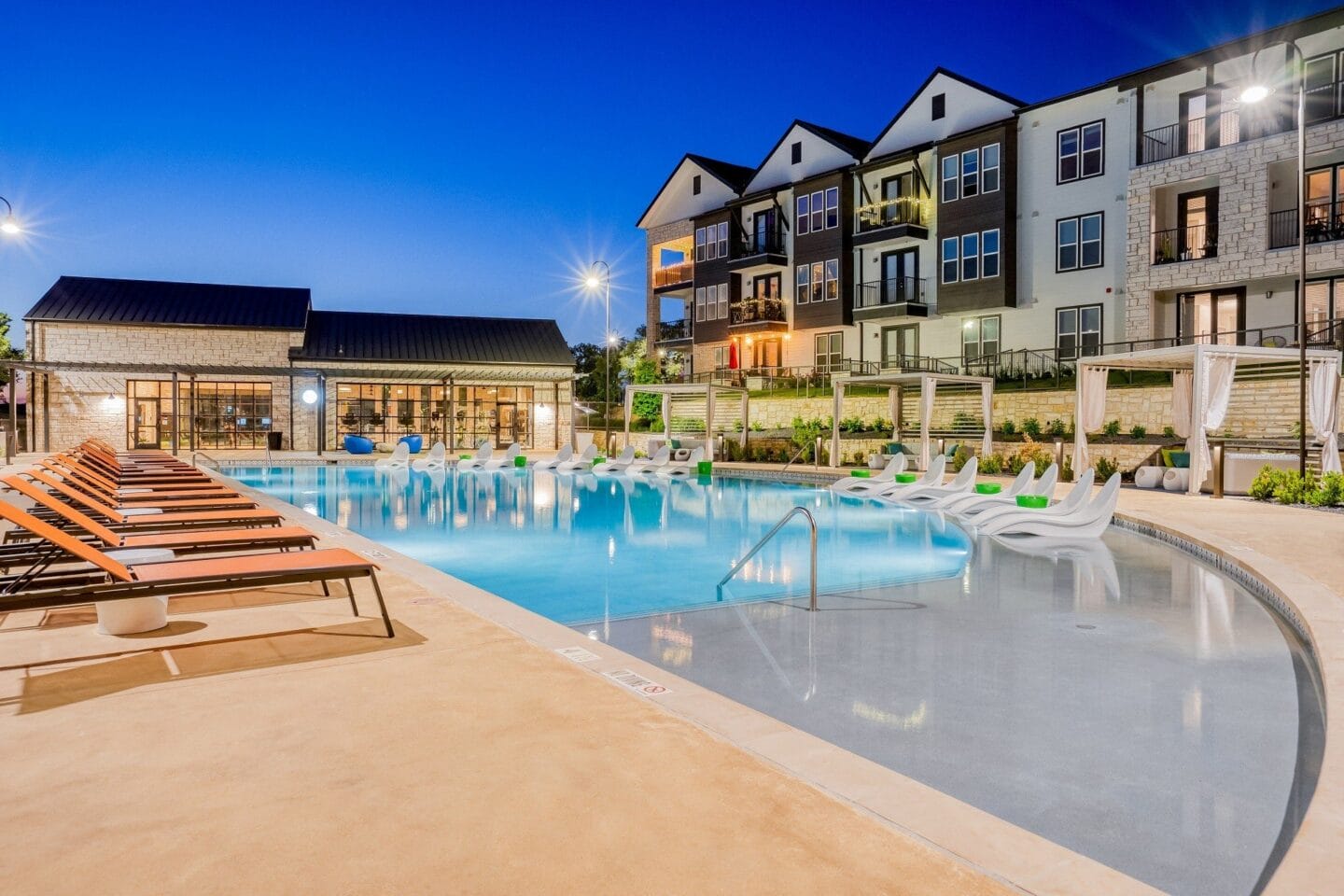 Crystal Clear Swimming Pool at Yaupon by Windsor, Austin