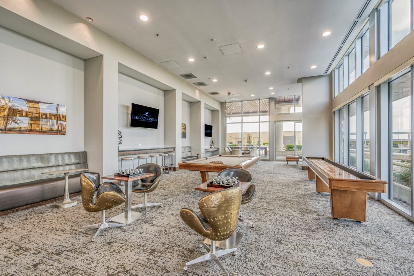 Game area  at The Sovereign at Regent Square, 3233 West Dallas, TX