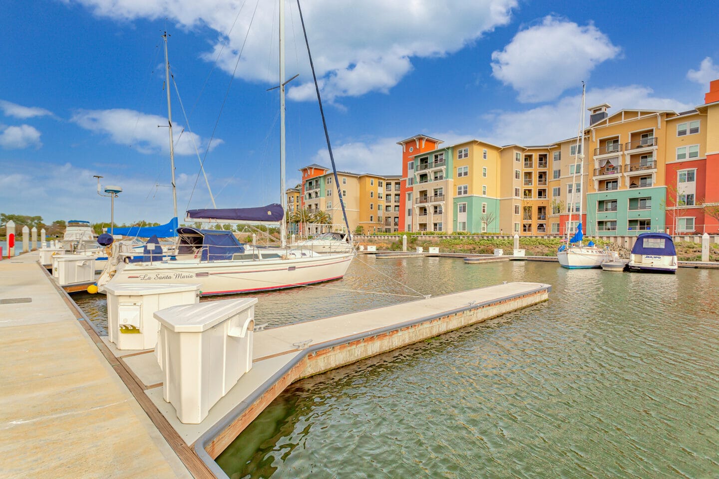 Marina dock at Blu Harbor by Windsor