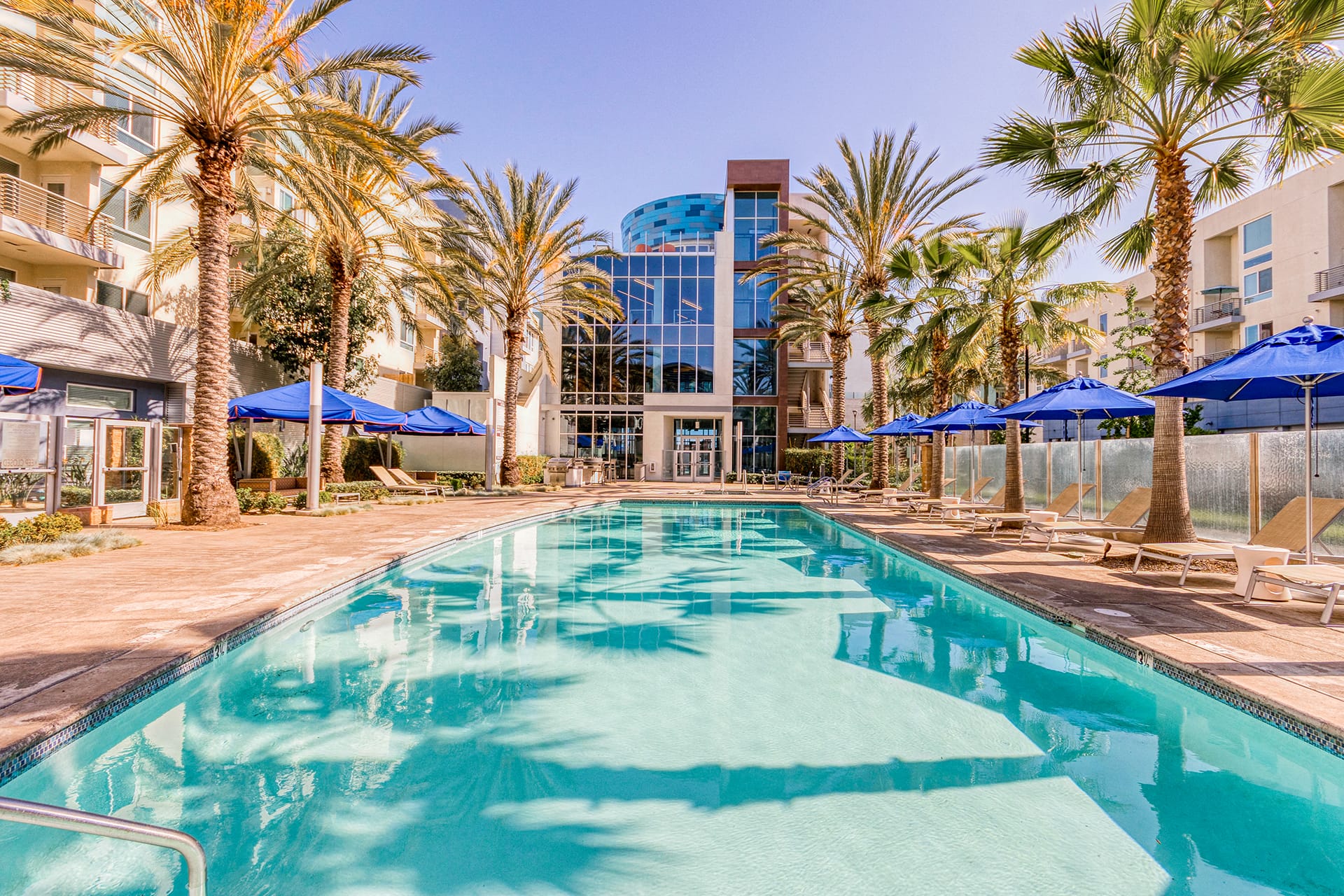 Resort style pool at Boardwalk by Windsor