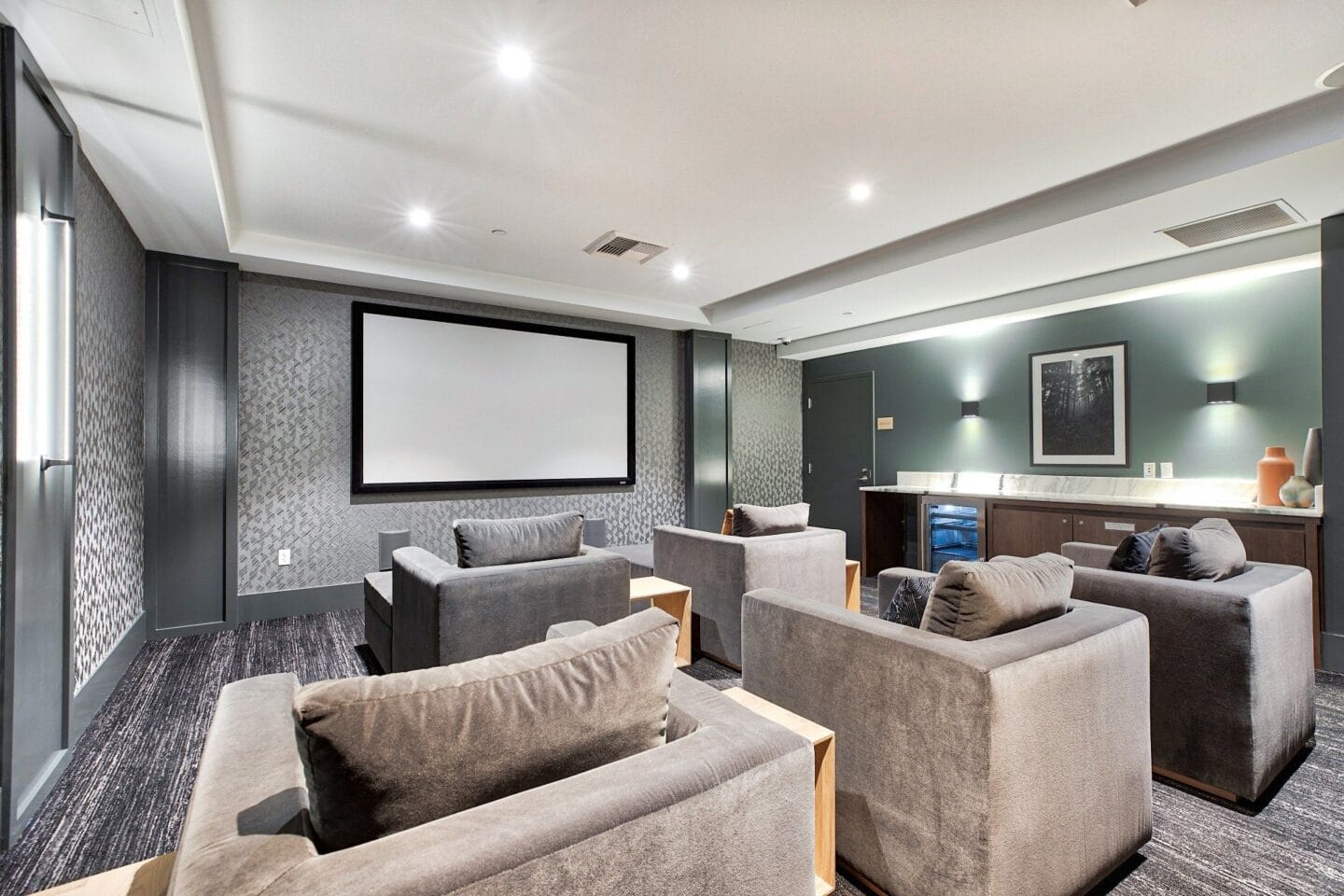 Private Movie Theater at The Bravern, Bellevue, Washington