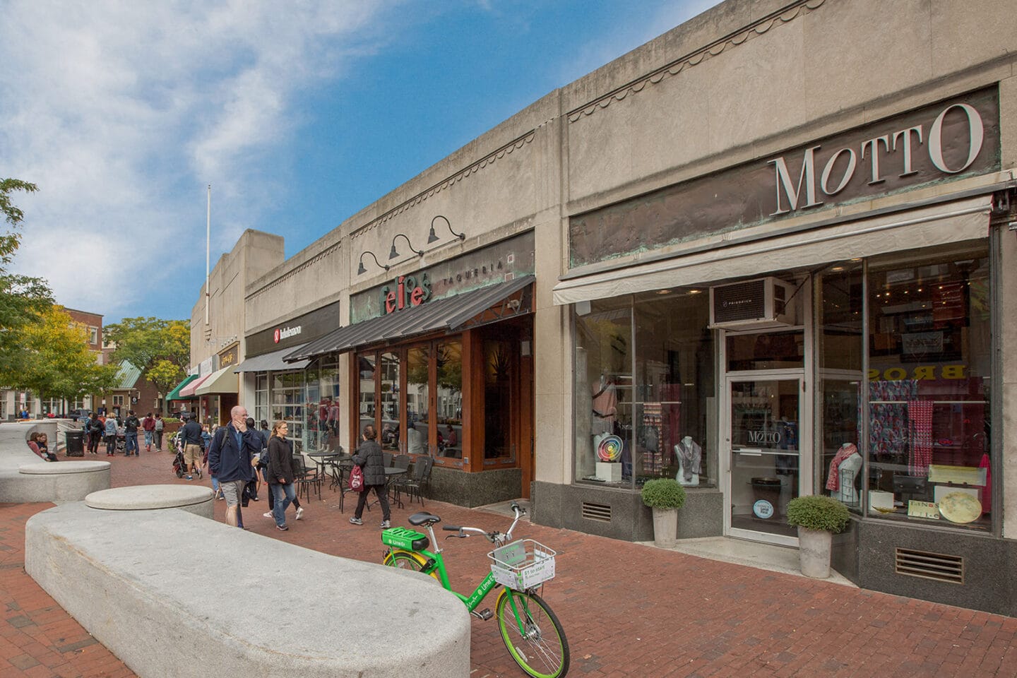 Retail shops in Harvard Square, Cambridge, MA