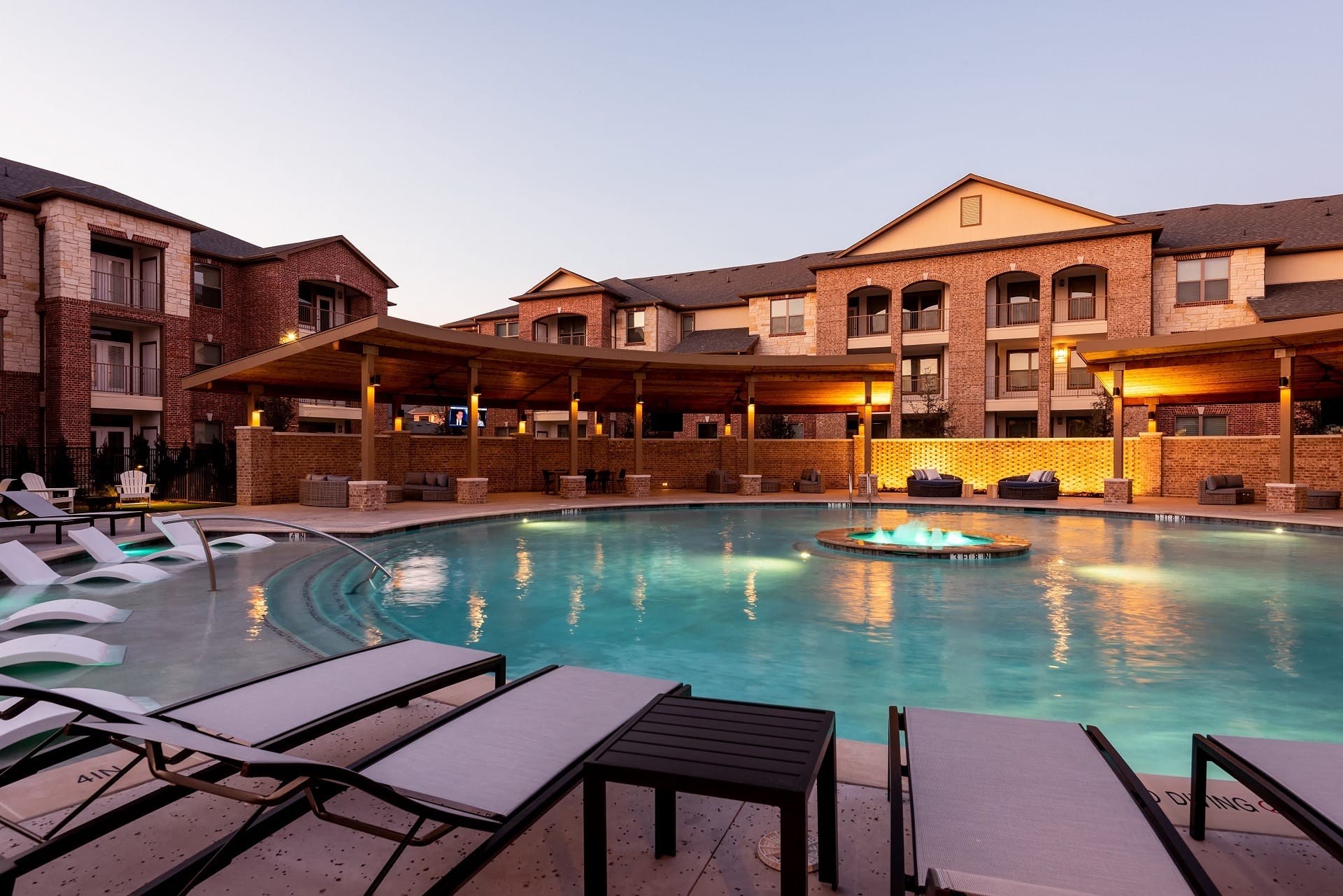 Resort Inspired Pool with Sundeck at Windsor Castle Hills, Carrollton, TX