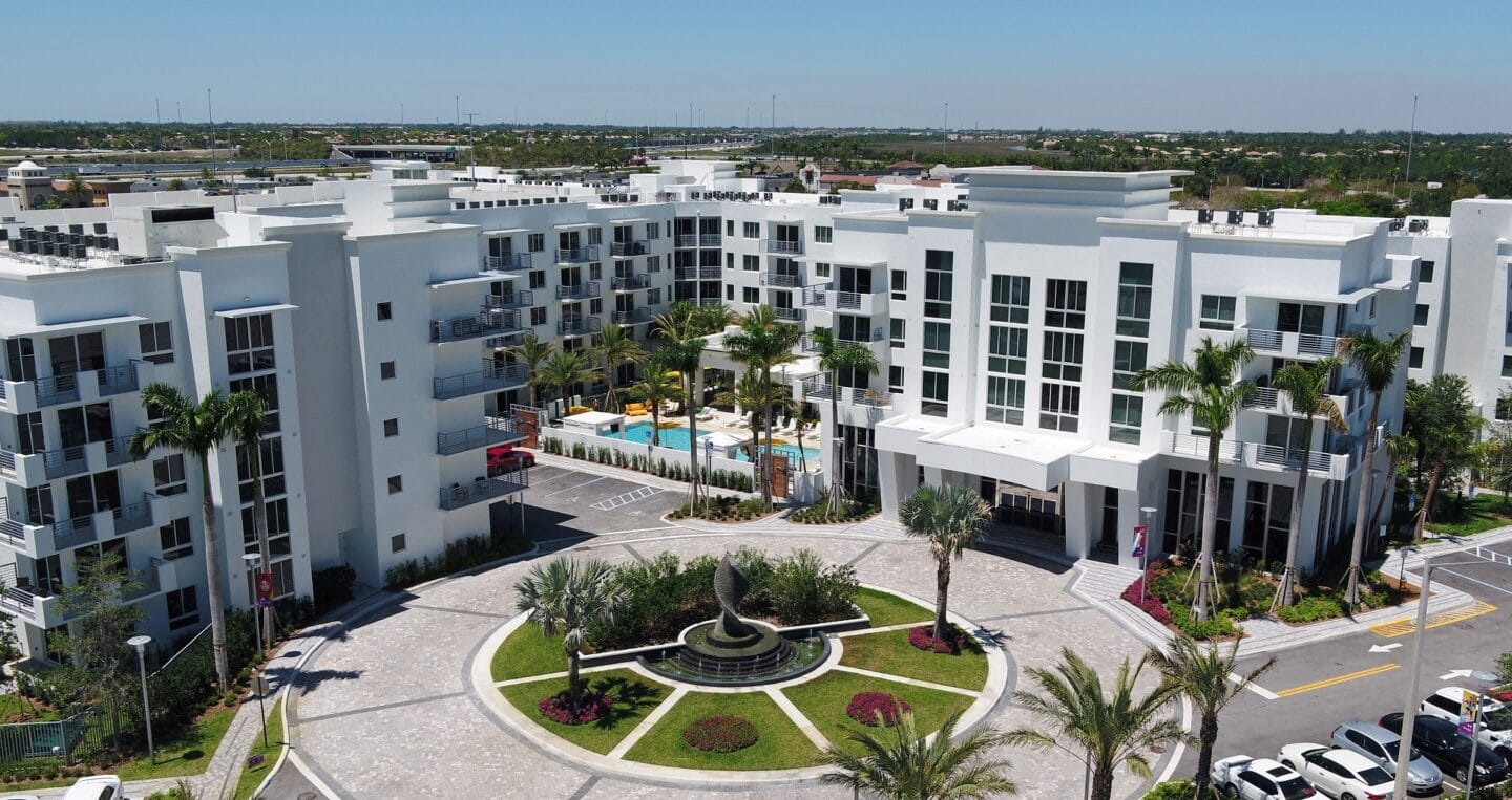 Aerial View Of The Property at Windsor at Pembroke Gardens, Pembroke Pines, Florida