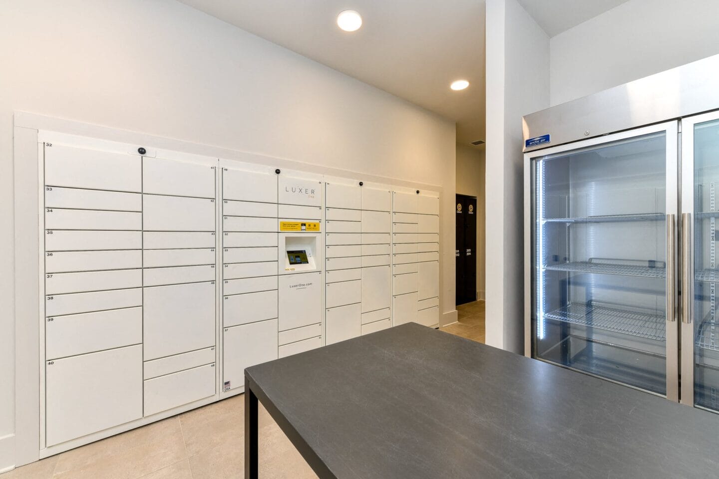 24 hour parcel locker at Elevate West Village, 4520 Pine Street, GA