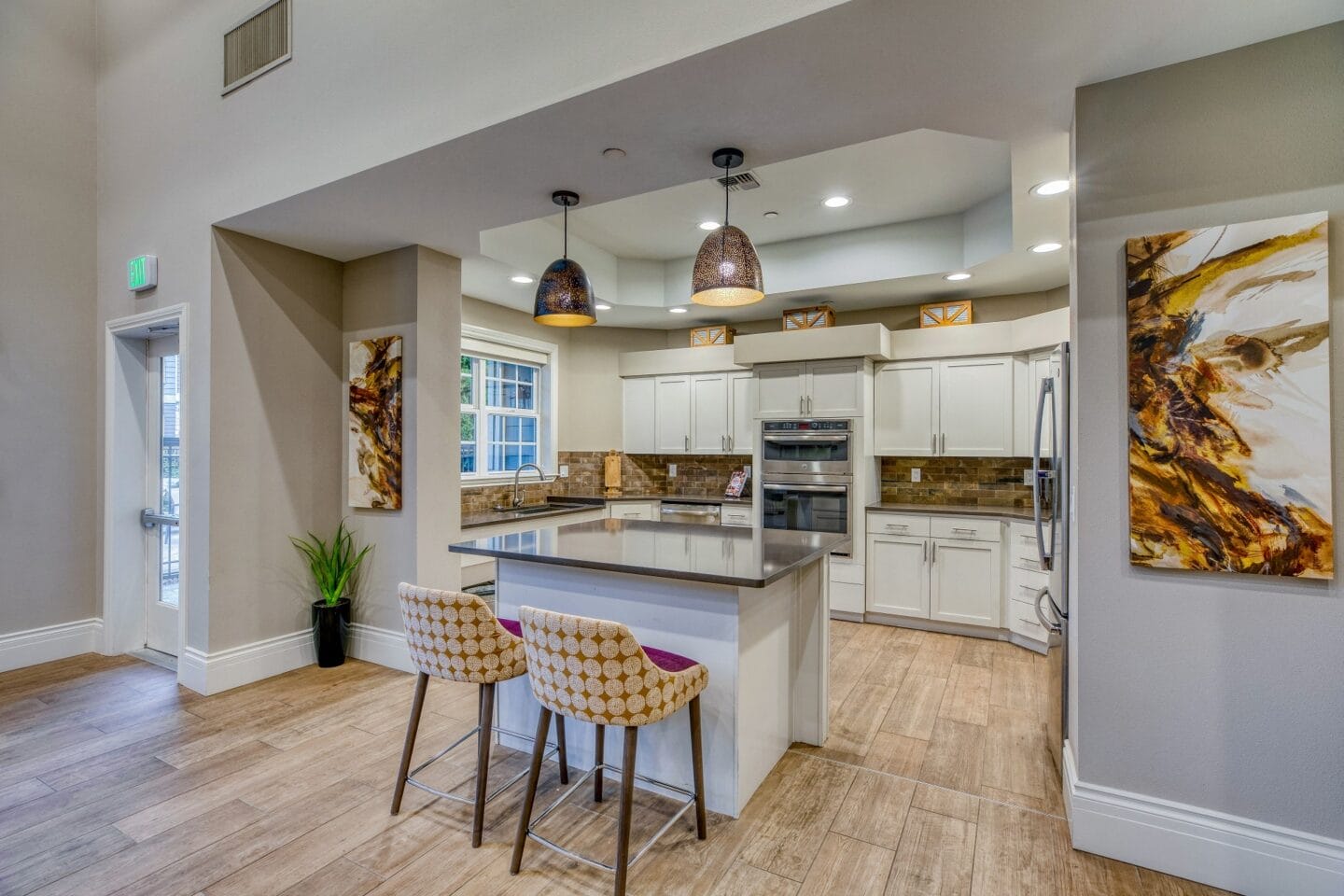 Fully-Equipped Kitchen in Clubhouse at The Estates at Cougar Mountain, Issaquah, Washington