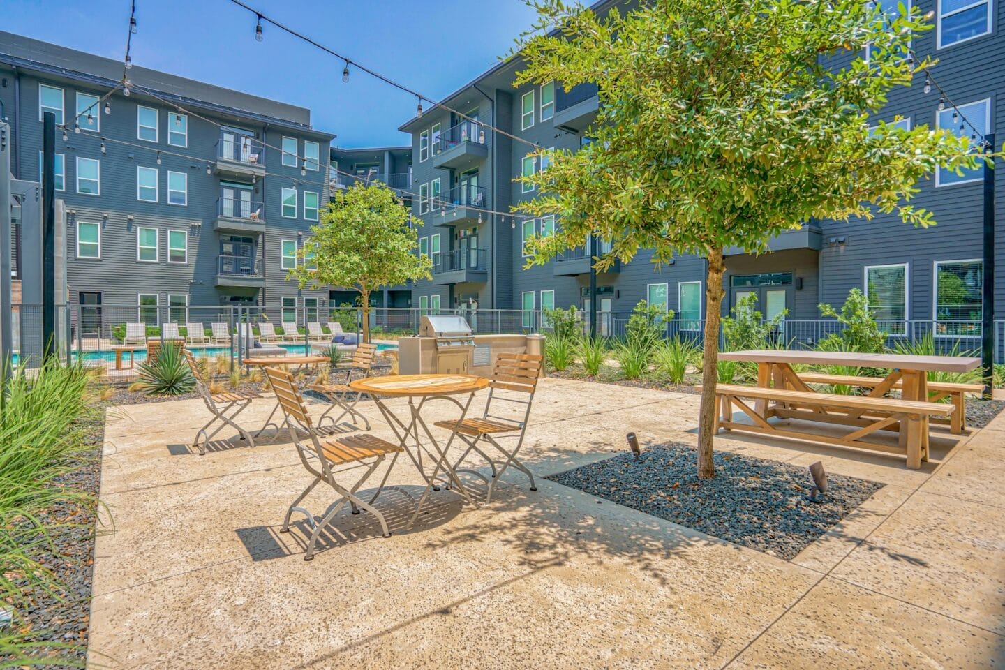 Our apartments showcase a beautiful courtyard at Windsor South Congress, Austin, 78745