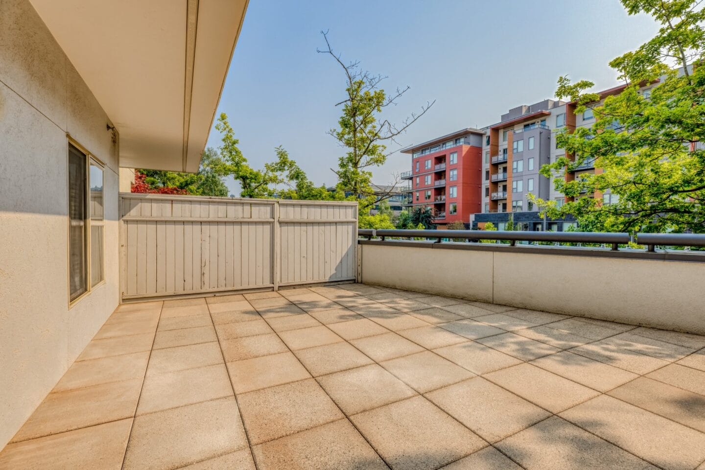 Private Balcony at Tera Apartments, 528 Central Way, WA