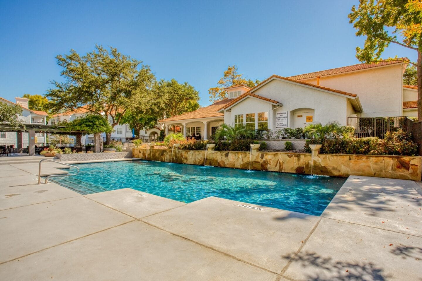 Resort style pool