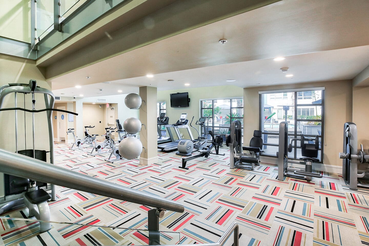 2 Story Fitness Center at 5550 Wilshire at Miracle Mile by Windsor, Los Angeles, CA 90036