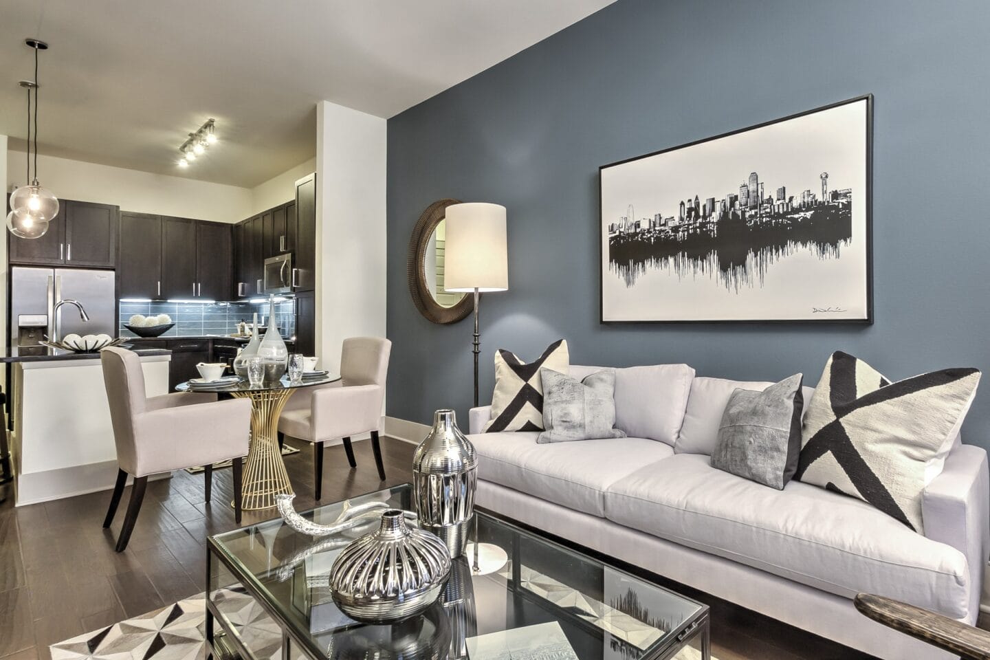 Open concept floor plans at Windsor Fitzhugh, 4926 Mission Avenue, Dallas