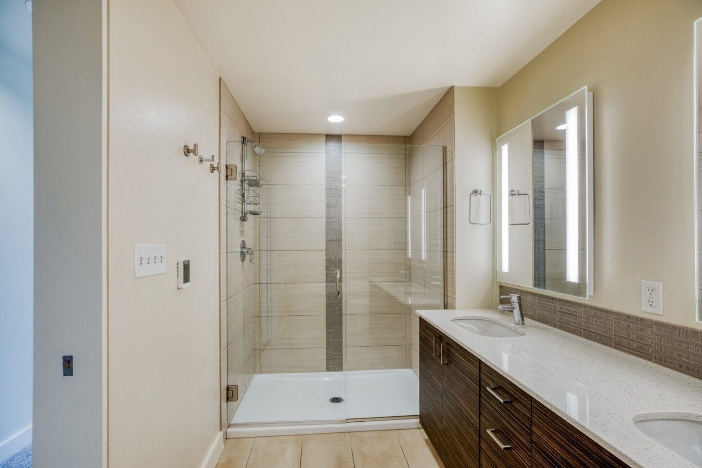 Modern bathroom at the Martin Seattle