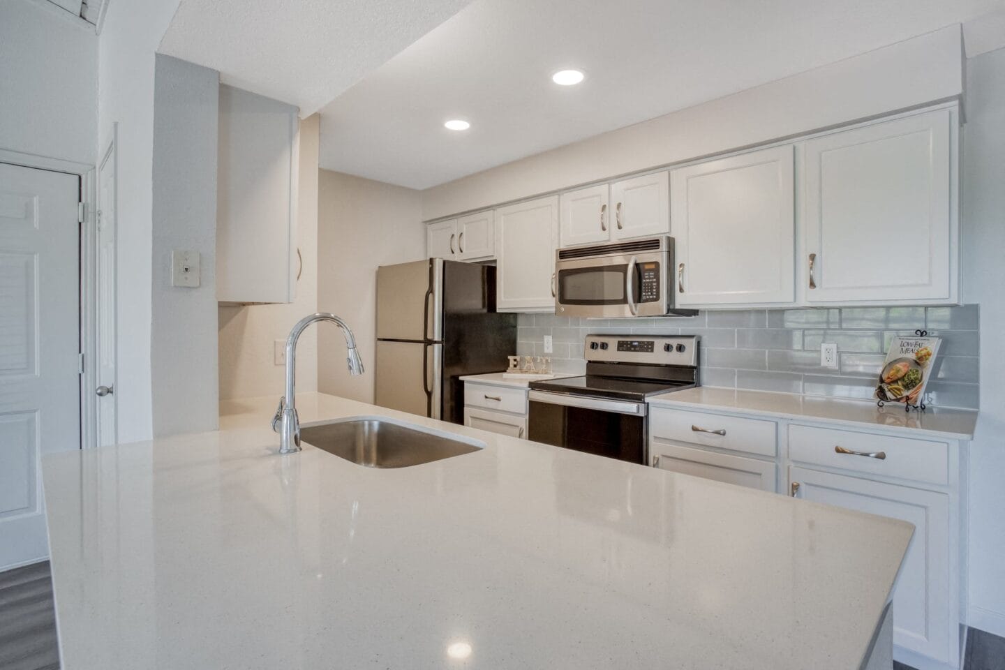 Kitchen shot showcasing island