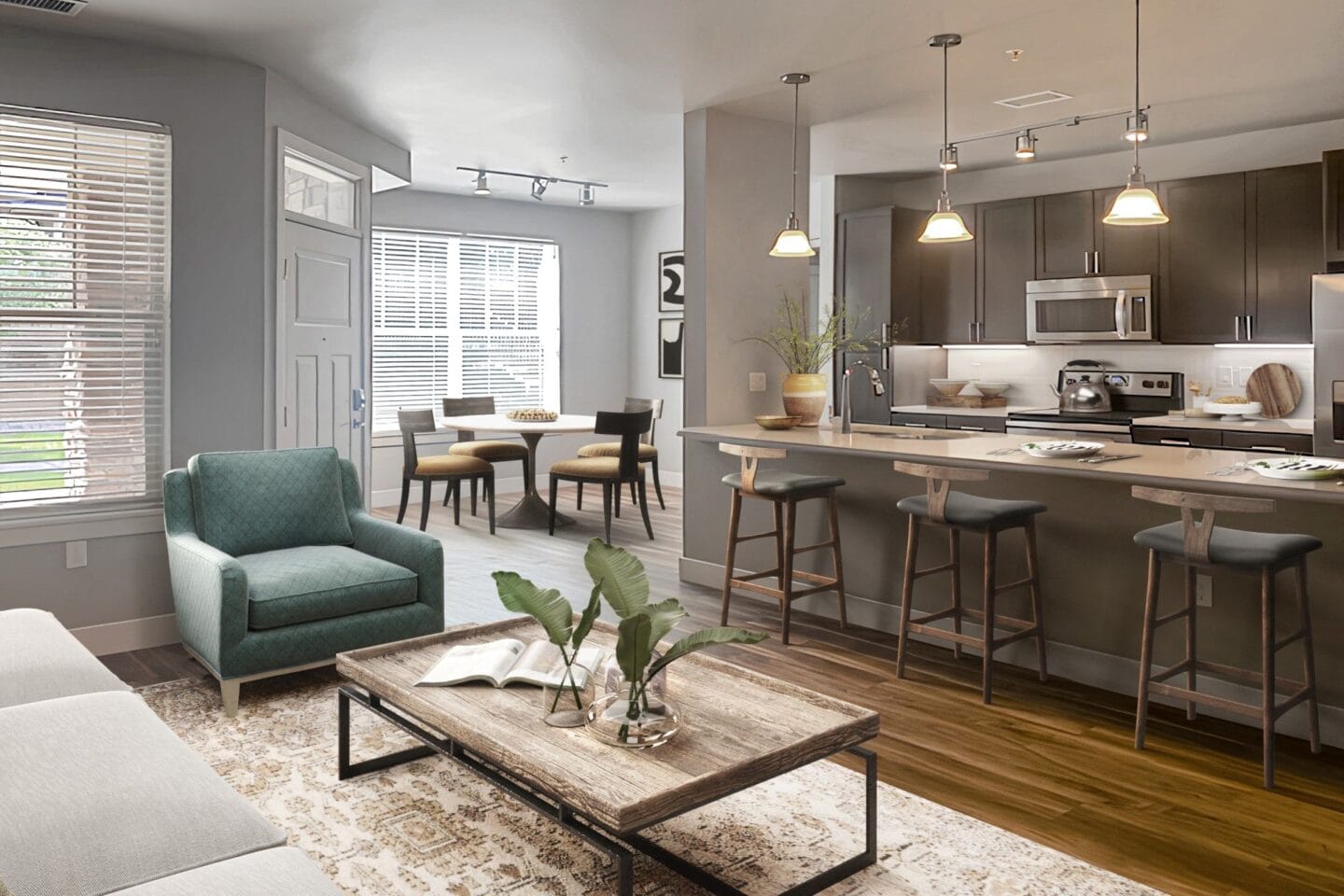 Breakfast Bar in Kitchens at Retreat at the Flatirons, Broomfield, CO